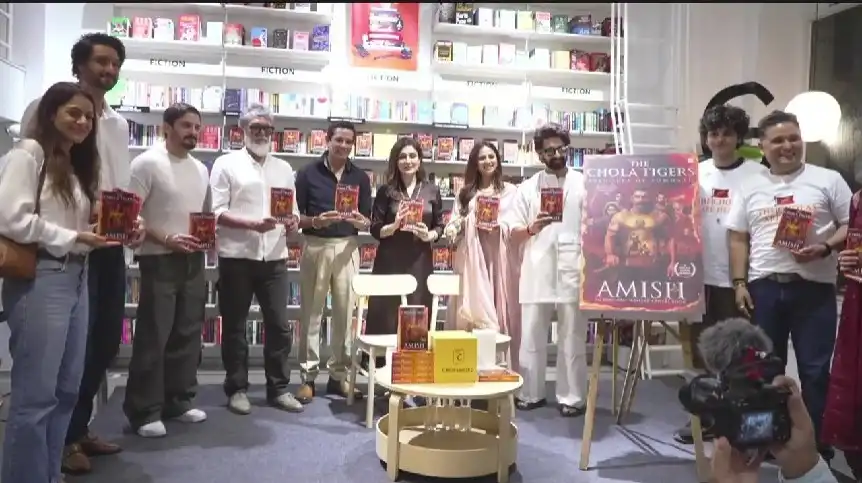 Amish Tripathi Launches his new book titled The Chola Tigers: Avengers Of Somnath