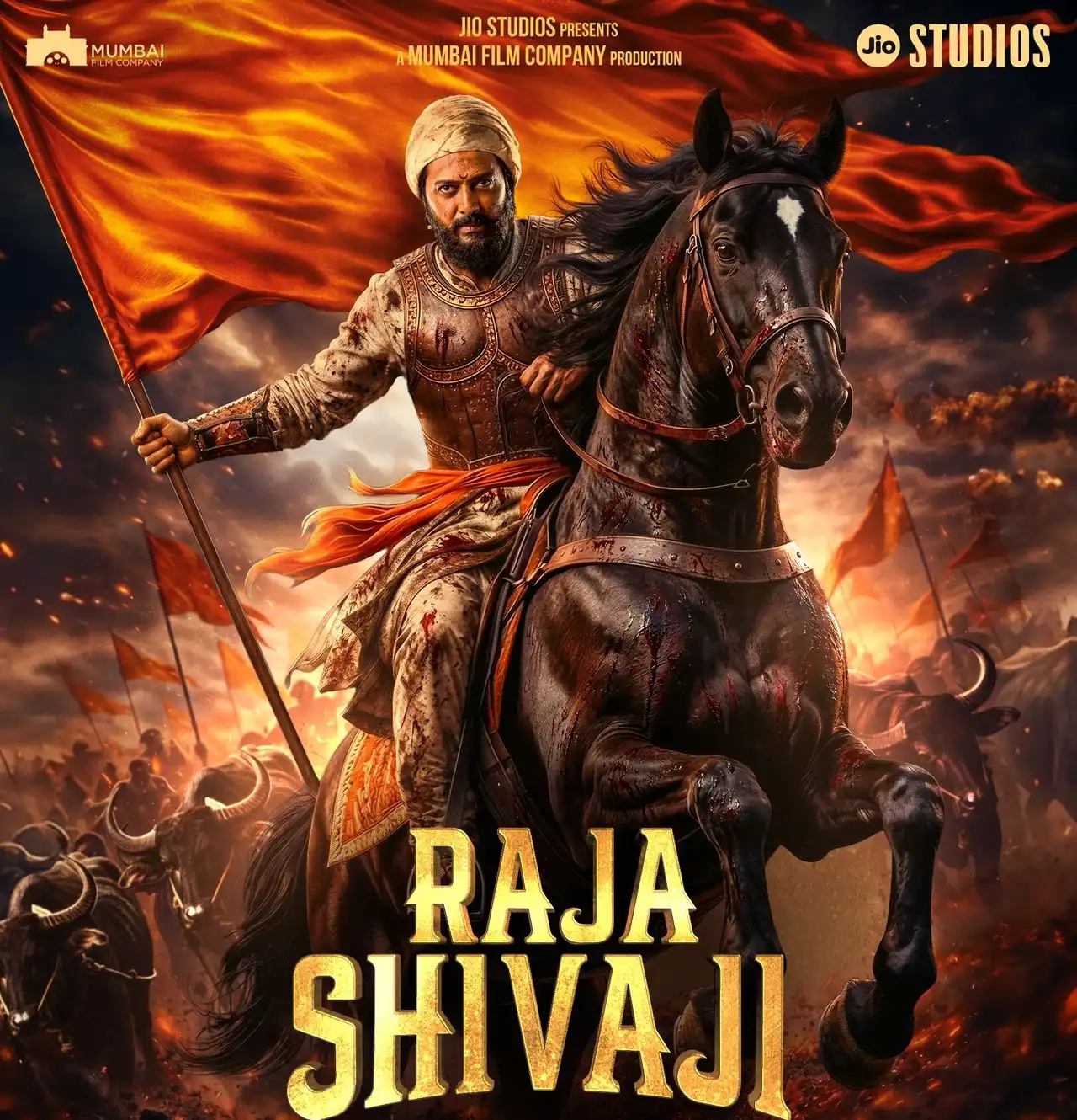Jio Studios and Mumbai Film Company unveil a new poster of Raja Shivaji