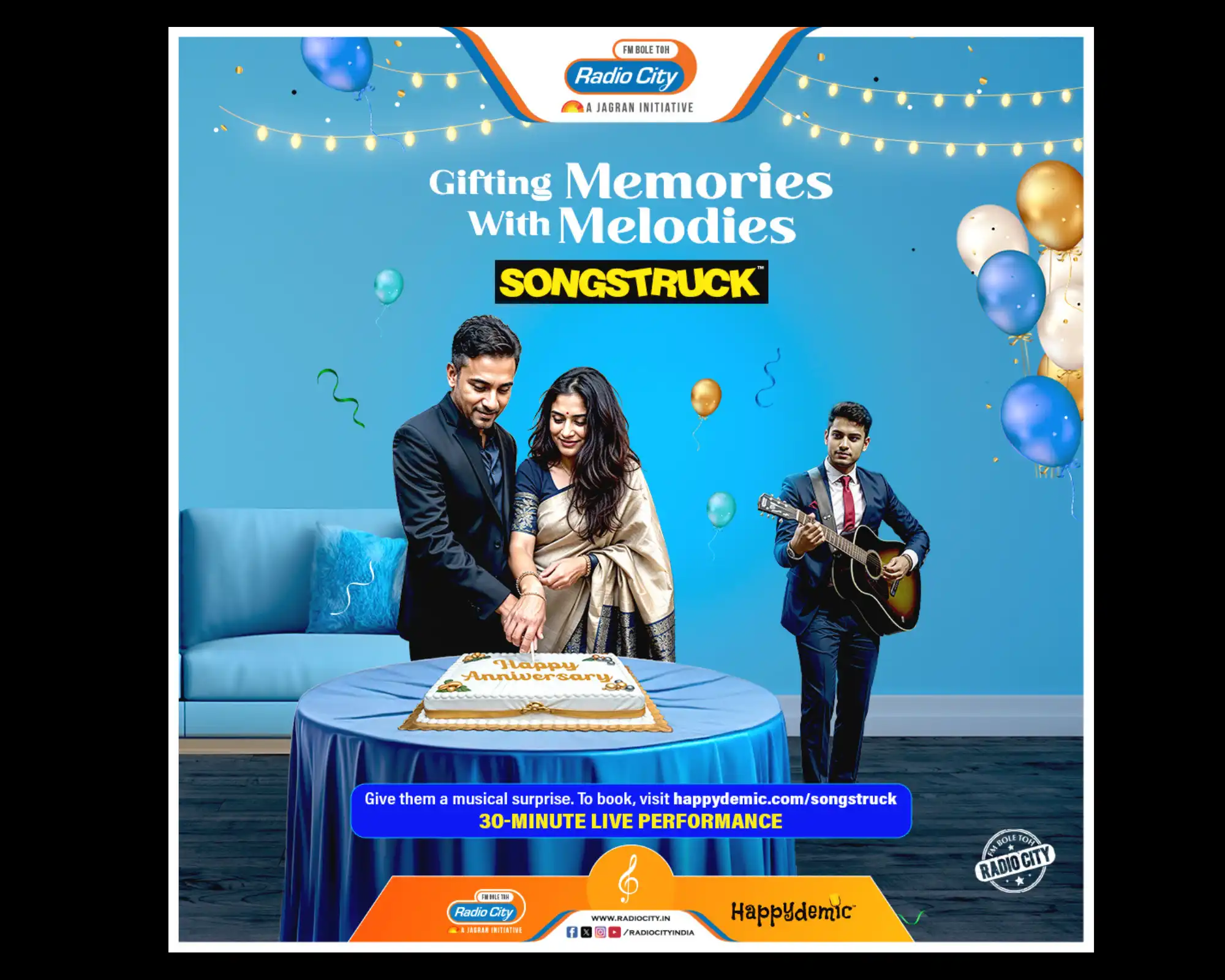 Radio City and Happydemic to Bring the Magic of Live Music to Your Doorstep with Songstruck