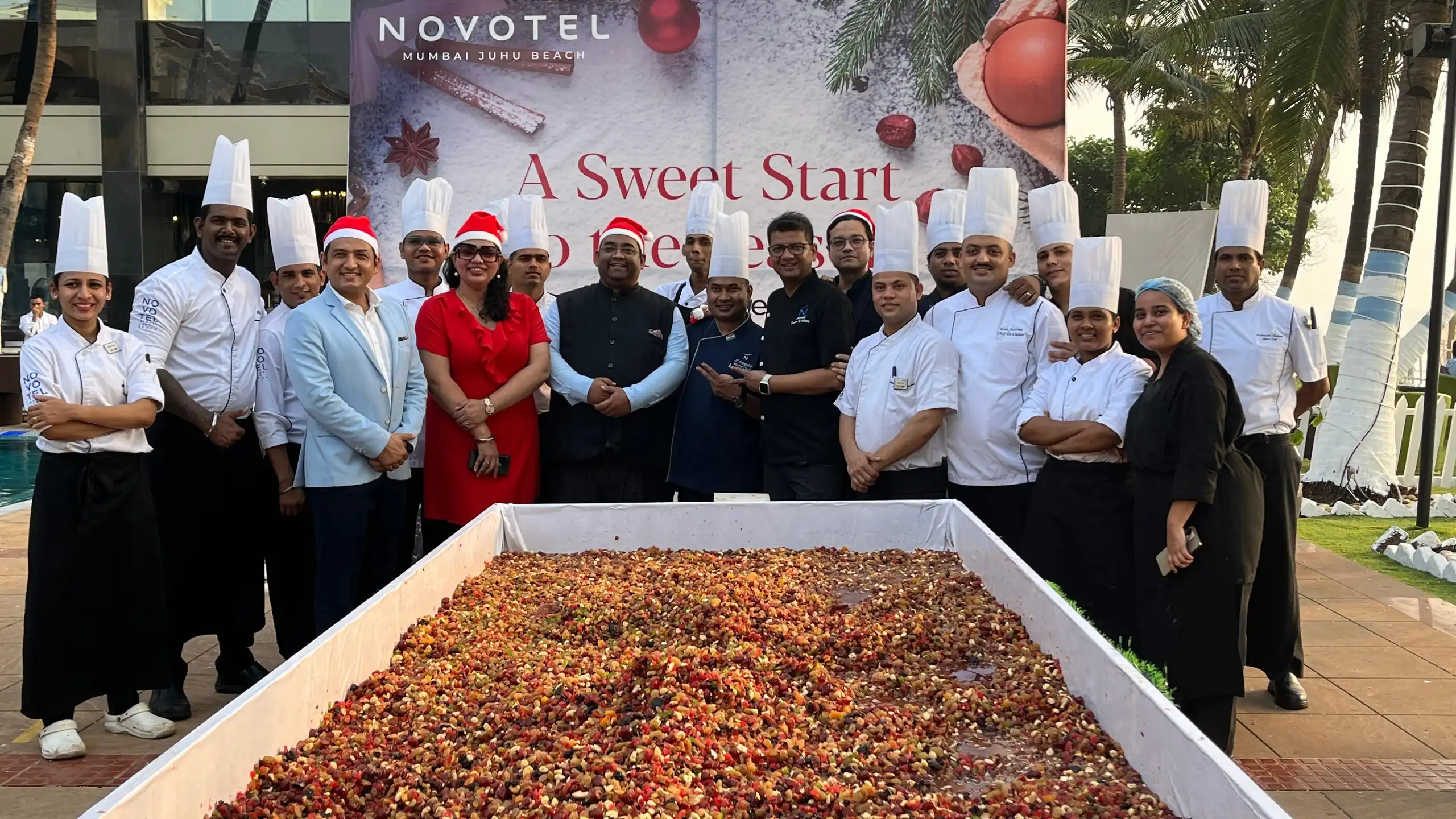 Novotel Mumbai Juhu Beach Unveils Holiday Season with Time-Honored Cake Mixing Tradition