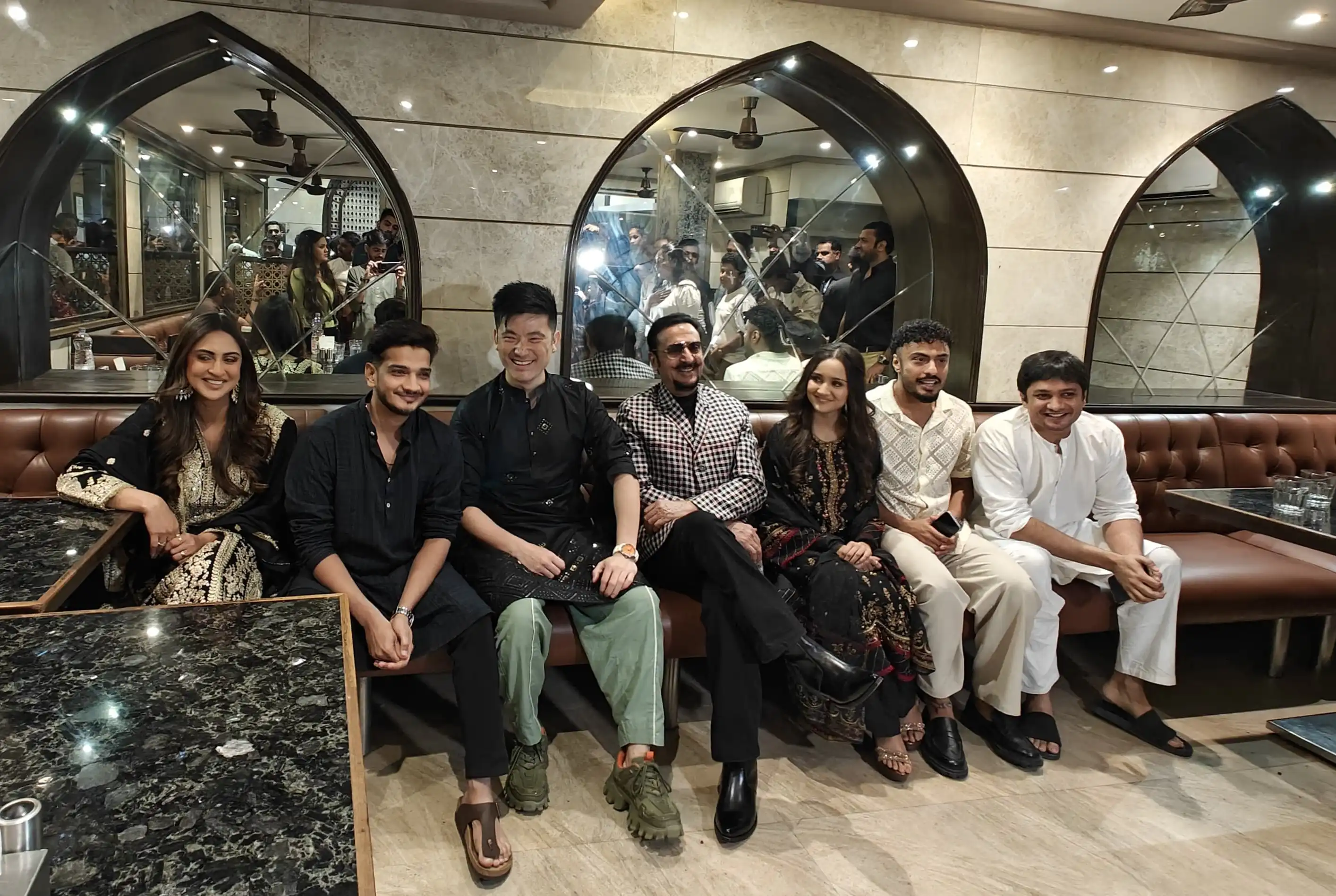 The cast of Amazon MX Player’s First Copy Team light up Mohammed Ali Road during Ramzan