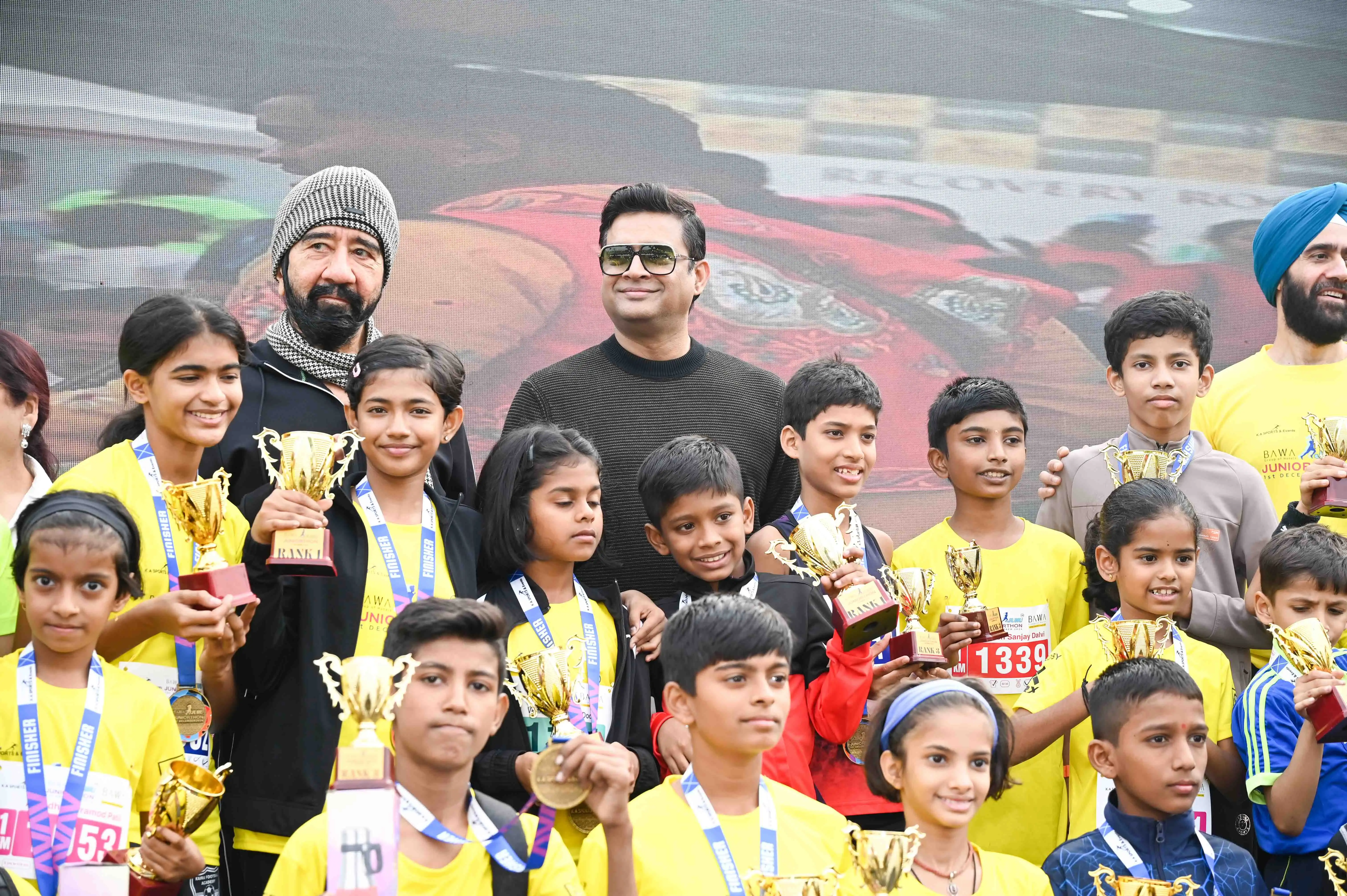 Actor R Madhavan at the Bawa Juhu Juniorthon 2024 
