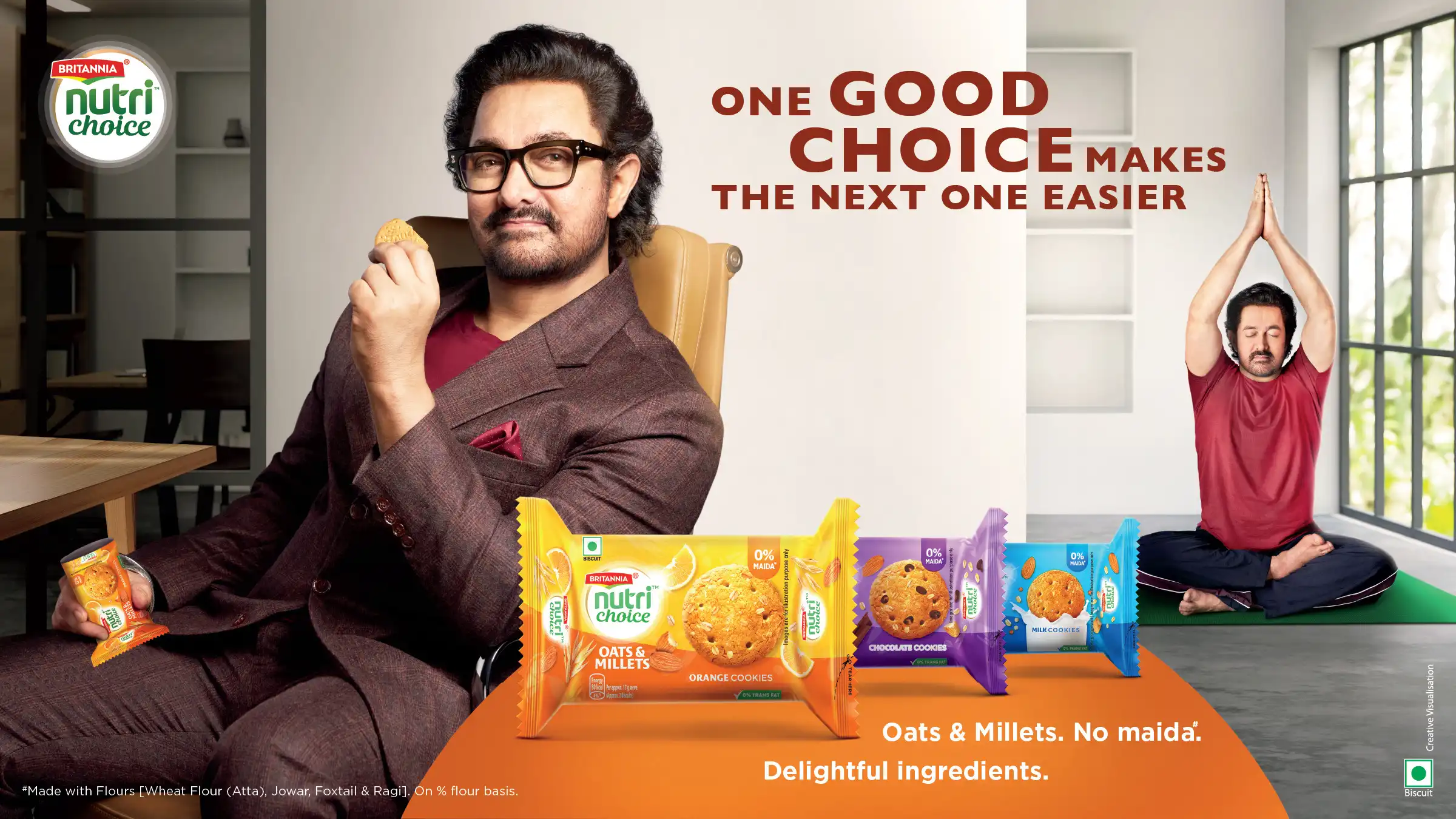 Britannia NutriChoice and Aamir Khan come together to show how one good choice makes the next one easier
