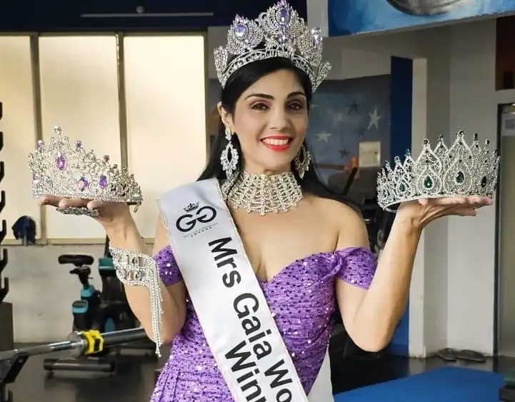 Prajakta Bhoir Brings Home International Glory as ‘Mrs Gaia World Globe 2025’