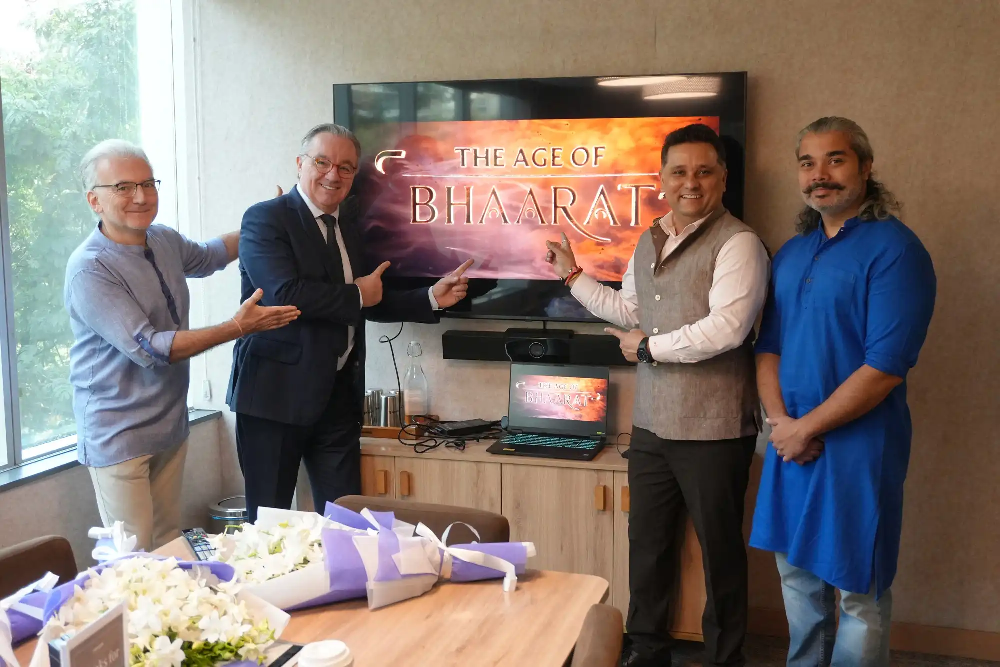 Amish Tripathi Highlights India’s Gaming Talent as French Delegates Visit Tara Gaming’s Pune Studio