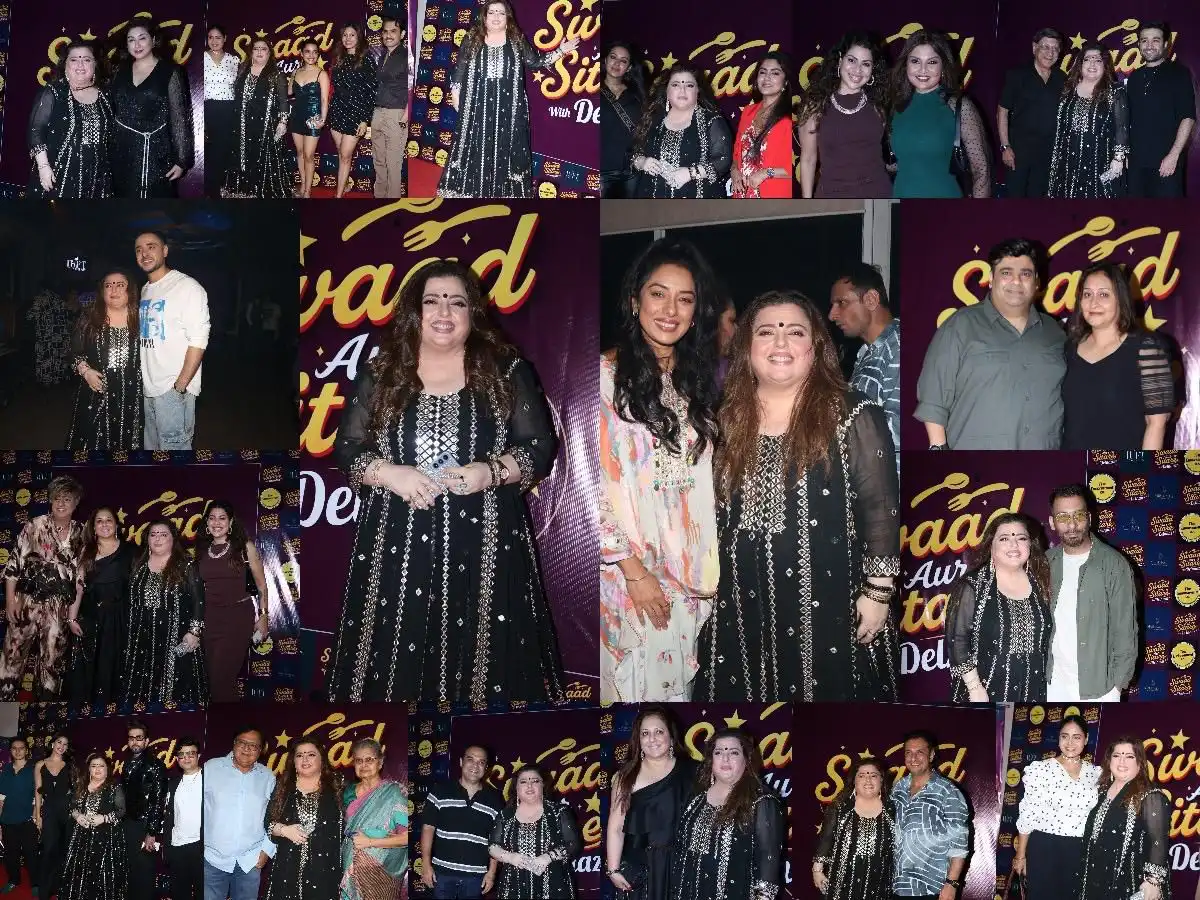 Delnaaz Irani’s Celebrity Meet for Her New YouTube Show ‘Swaad Aur Sitare With Delnaaz Irani’