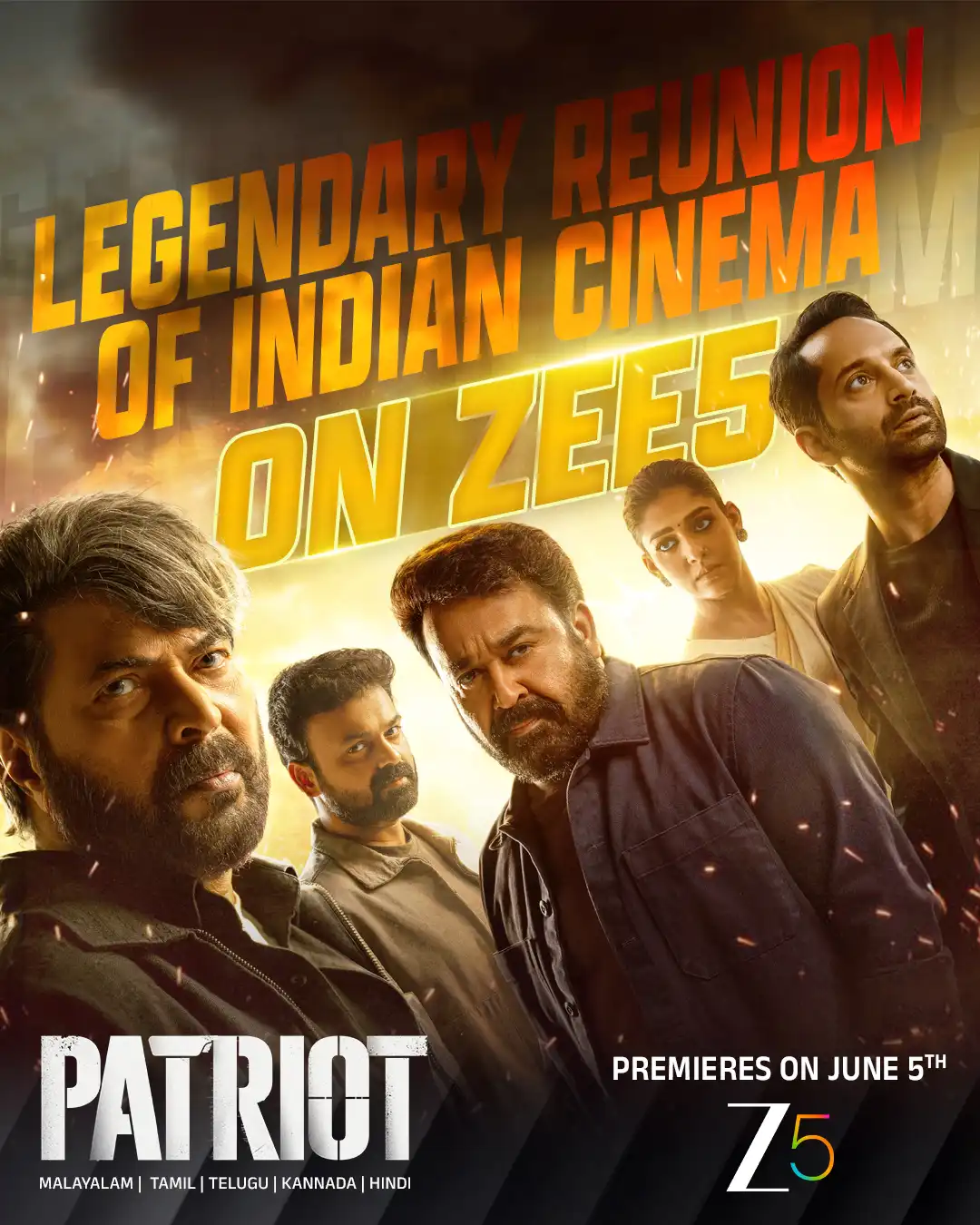 ZEE5 Global Announces the Digital Premiere of ‘Patriot’ on June 5