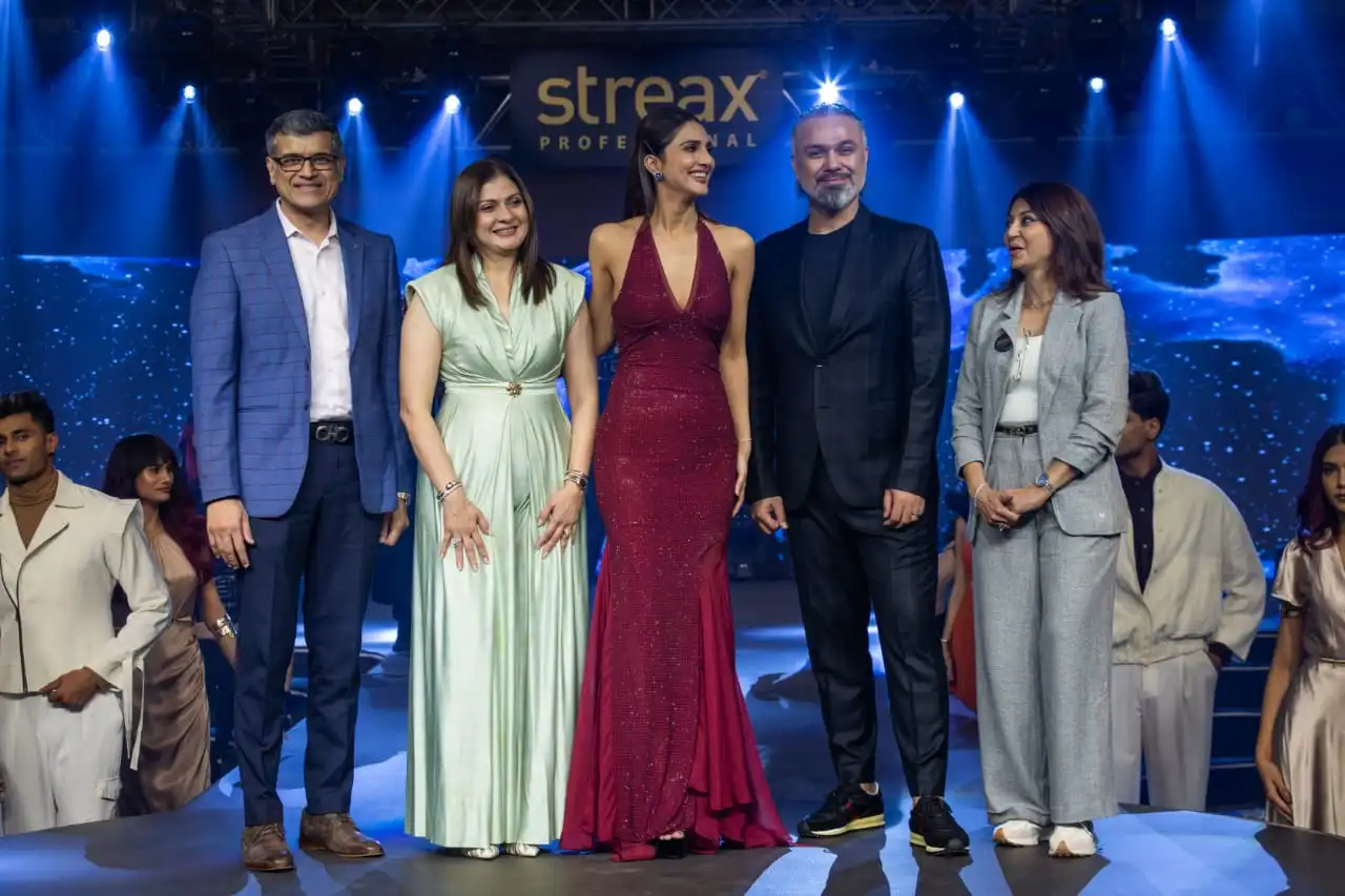 Streax Professional with Vaani Kapoor presents the trendsetting EVOQUE Collection at MEGA SHOW 2025