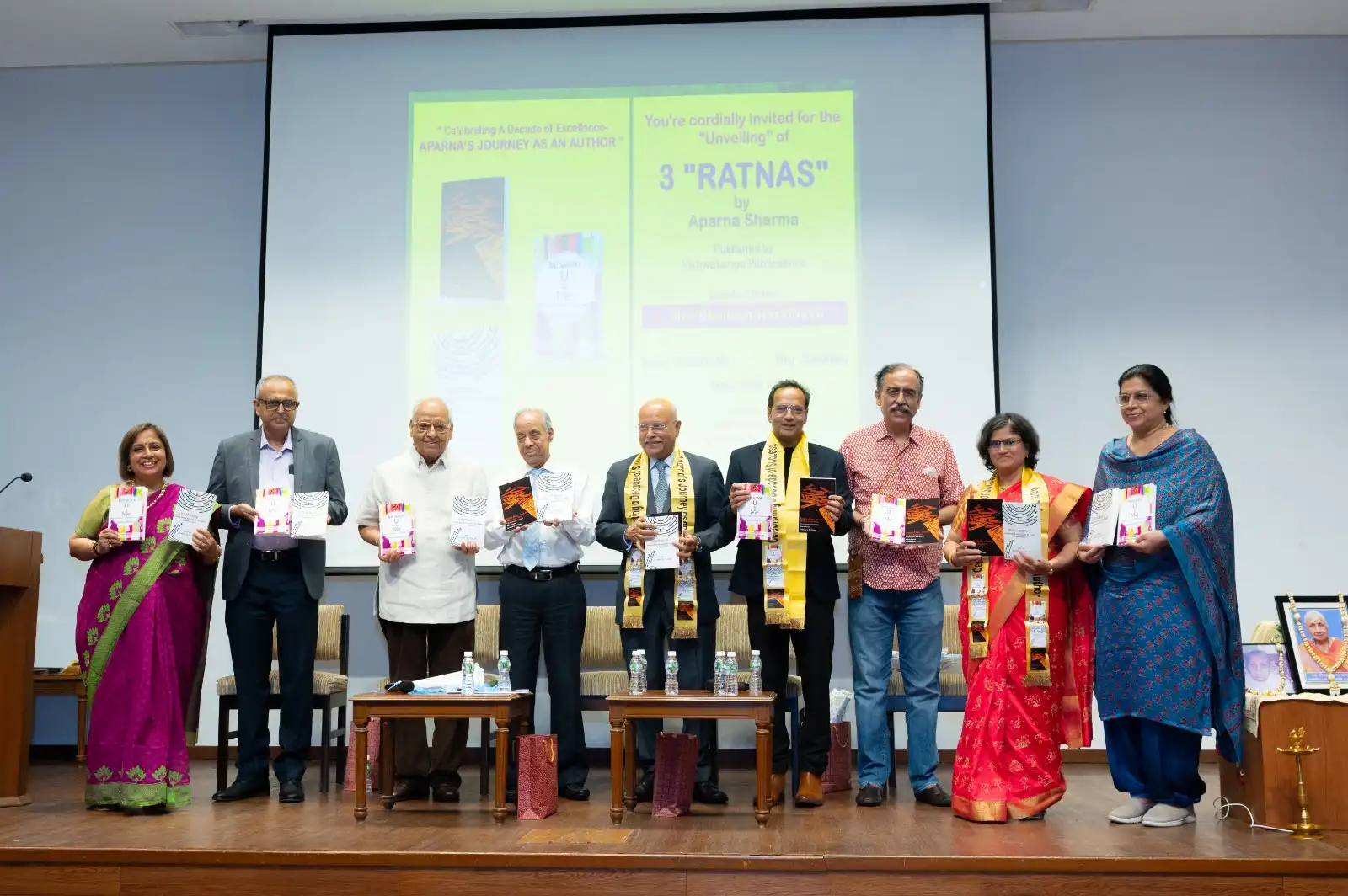 Unveiling of 3 ‘Ratnas’ : Celebrating a Decade of Excellence – Aparna’s Journey as an Author