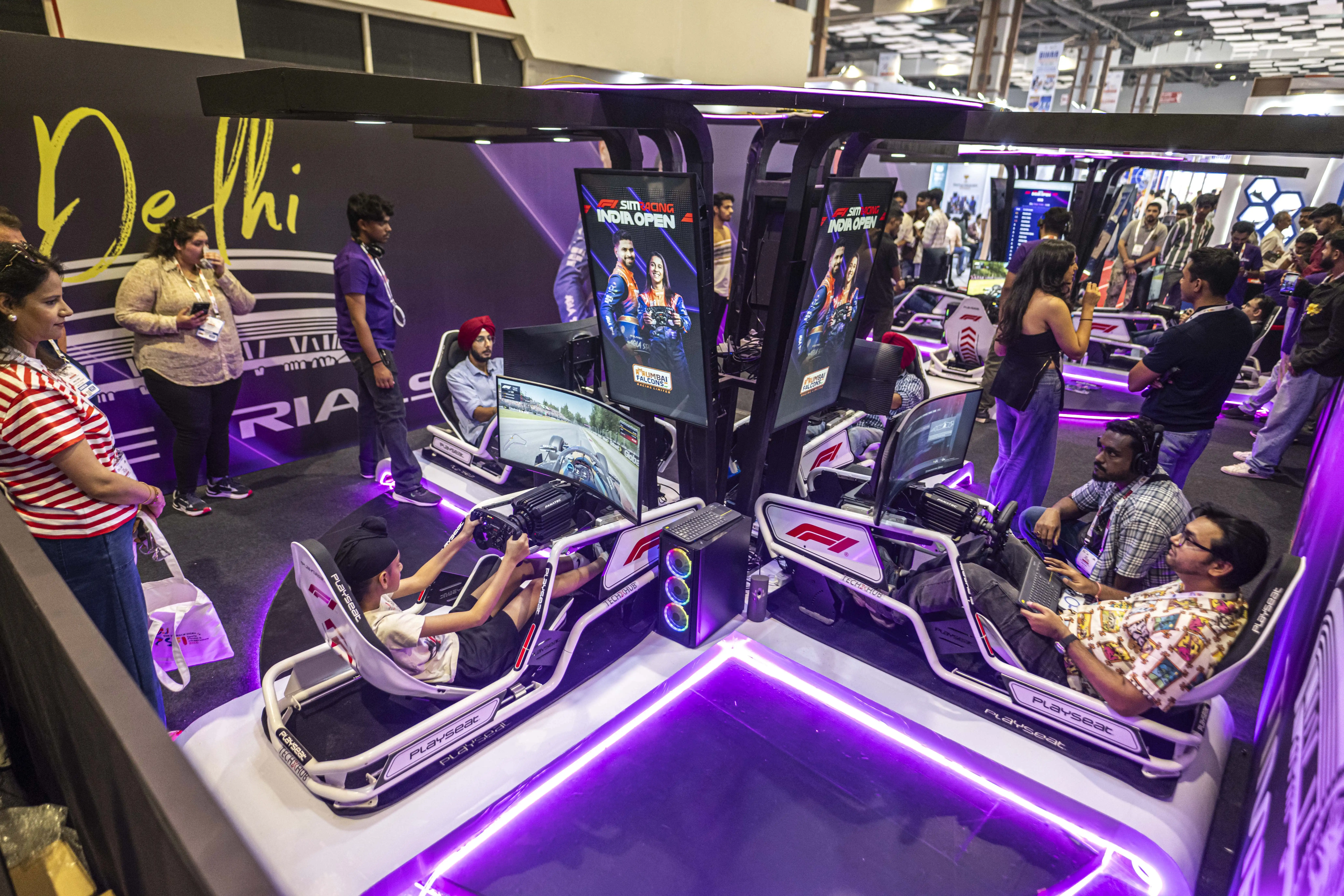 Formula 1® Sim Racing India receives a massive turnout at Delhi