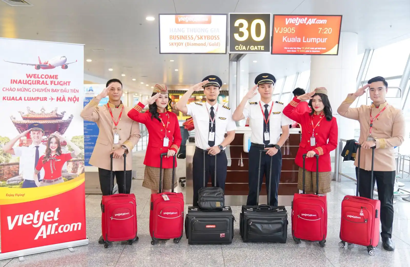 Vietjet Connects Hanoi and Kuala Lumpur