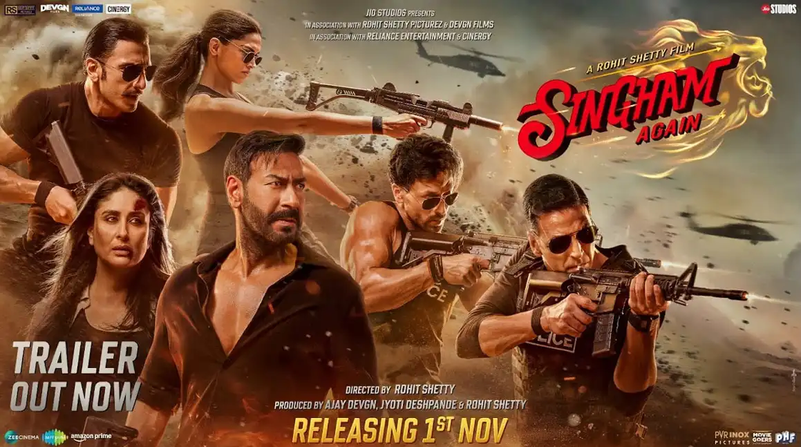 Akshay Kumar Reprises His Role as Sooryavanshi in Rohit Shetty’s Singham Again 