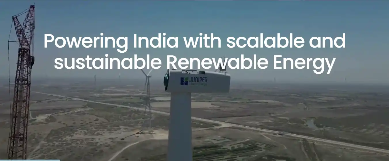 Juniper Green Energy Commissions Additional 72 MWp Solar Component of Hybrid Project in Solapur, Maharashtra