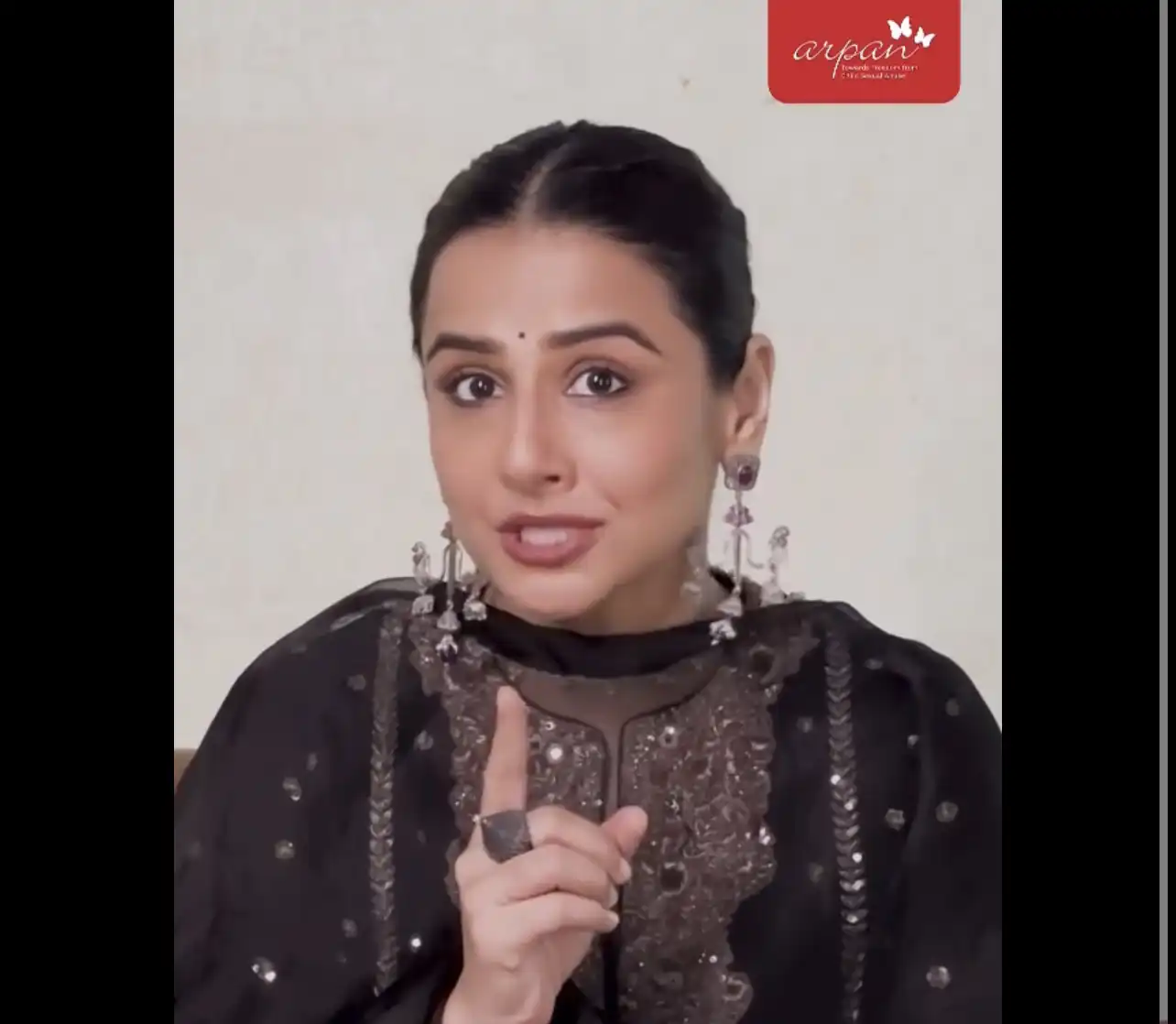 Vidya Balan Supports Arpan’s #ProtectedByPOCSO Campaign
