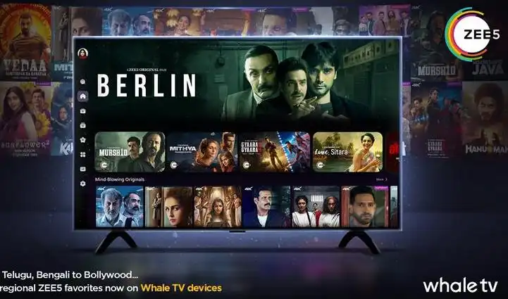 ZEE5 Global Expands Reach by Launching on Whale TV Smart TVs in 150+ Countries 
