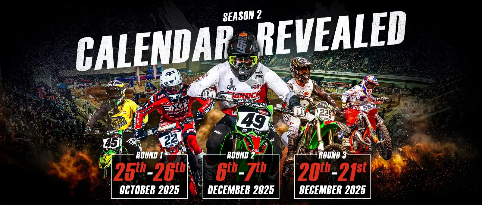 Indian Supercross Racing League Confirms Season 2 Calendar Dates