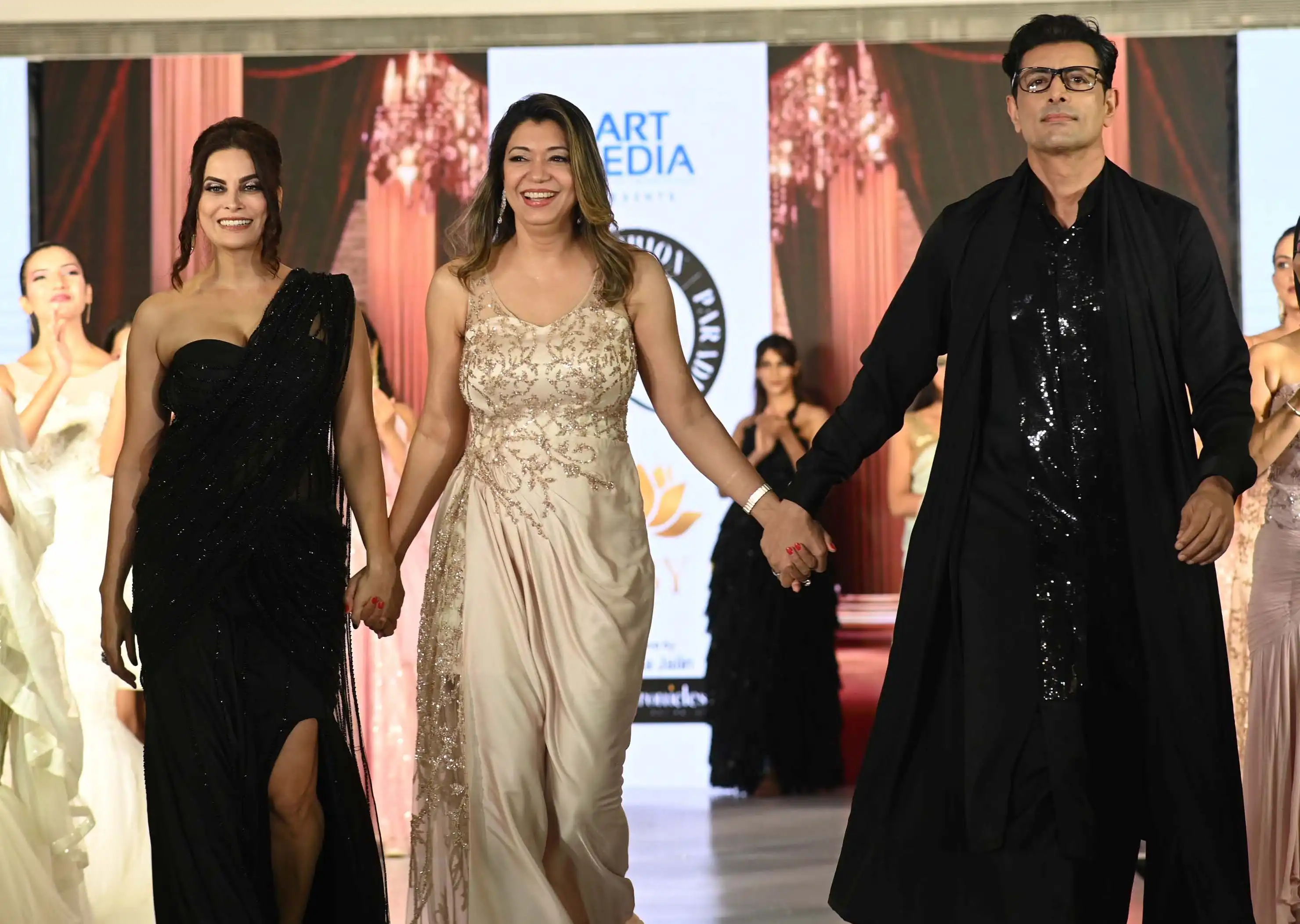 Priyanshu Chatterjee, Tarun Khanna, Monalisa, Archana Gautam Shine at Global Fashion Parade 