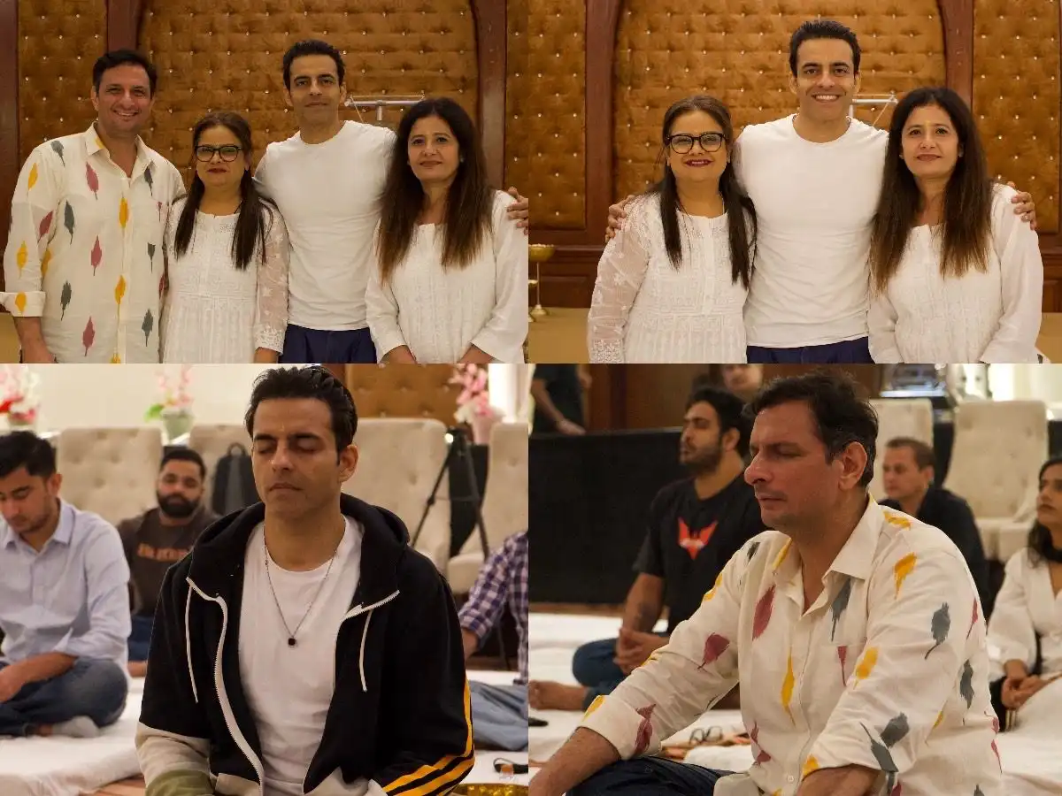 Himanshu Malhotra and Rushad Rana Attend Pooja Seth’s Transformative Sound Healing Session