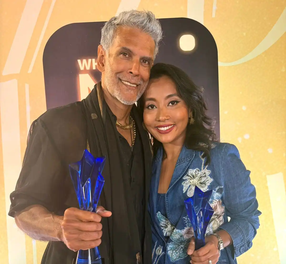  Milind Soman and fitness enthusiast Ankita Konwar honoured at NDTV Who’s Next 2025 Awards