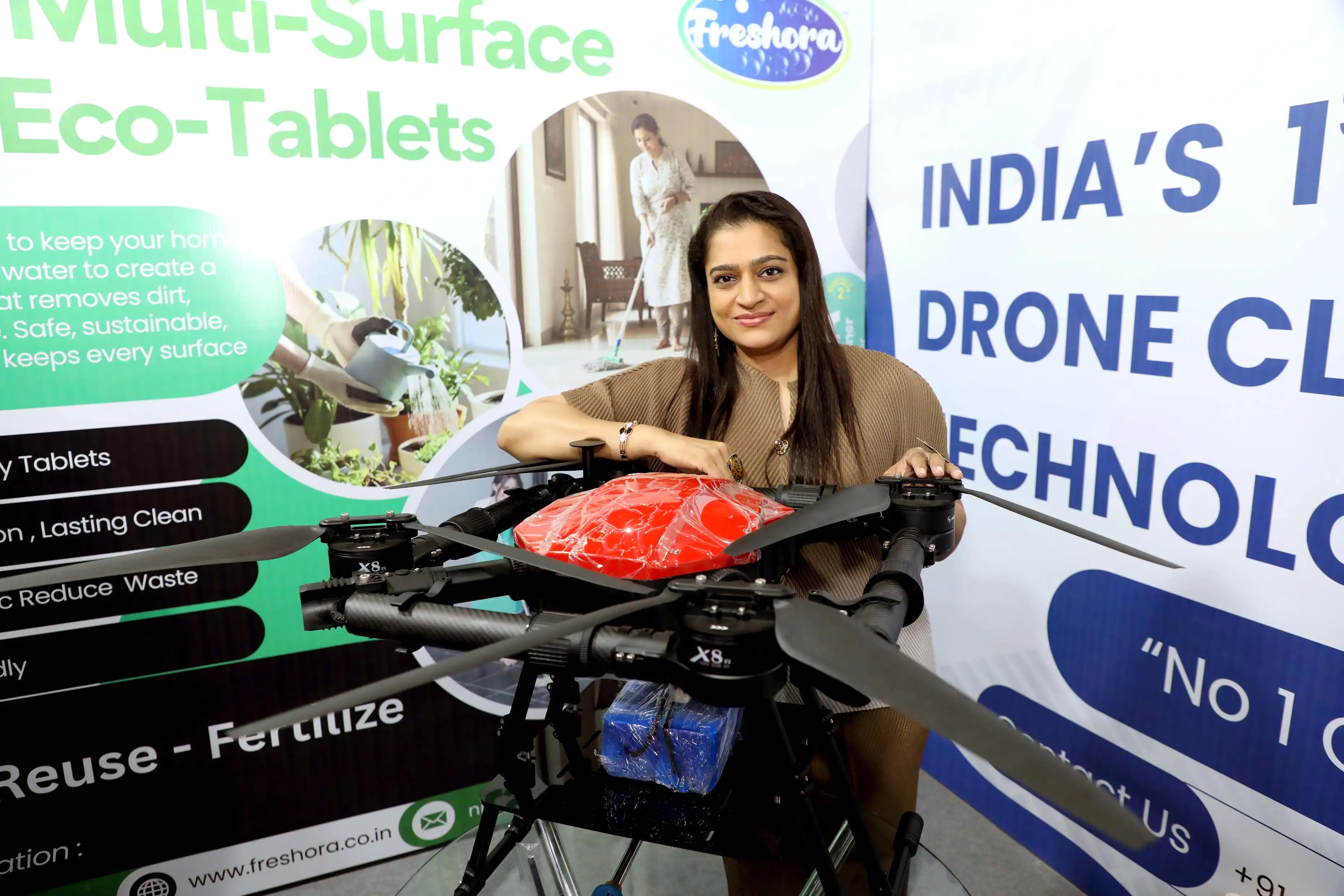 Ekta Jain Launches India’s First Eco-Friendly Multi-Cleaning Capsule by Freshora