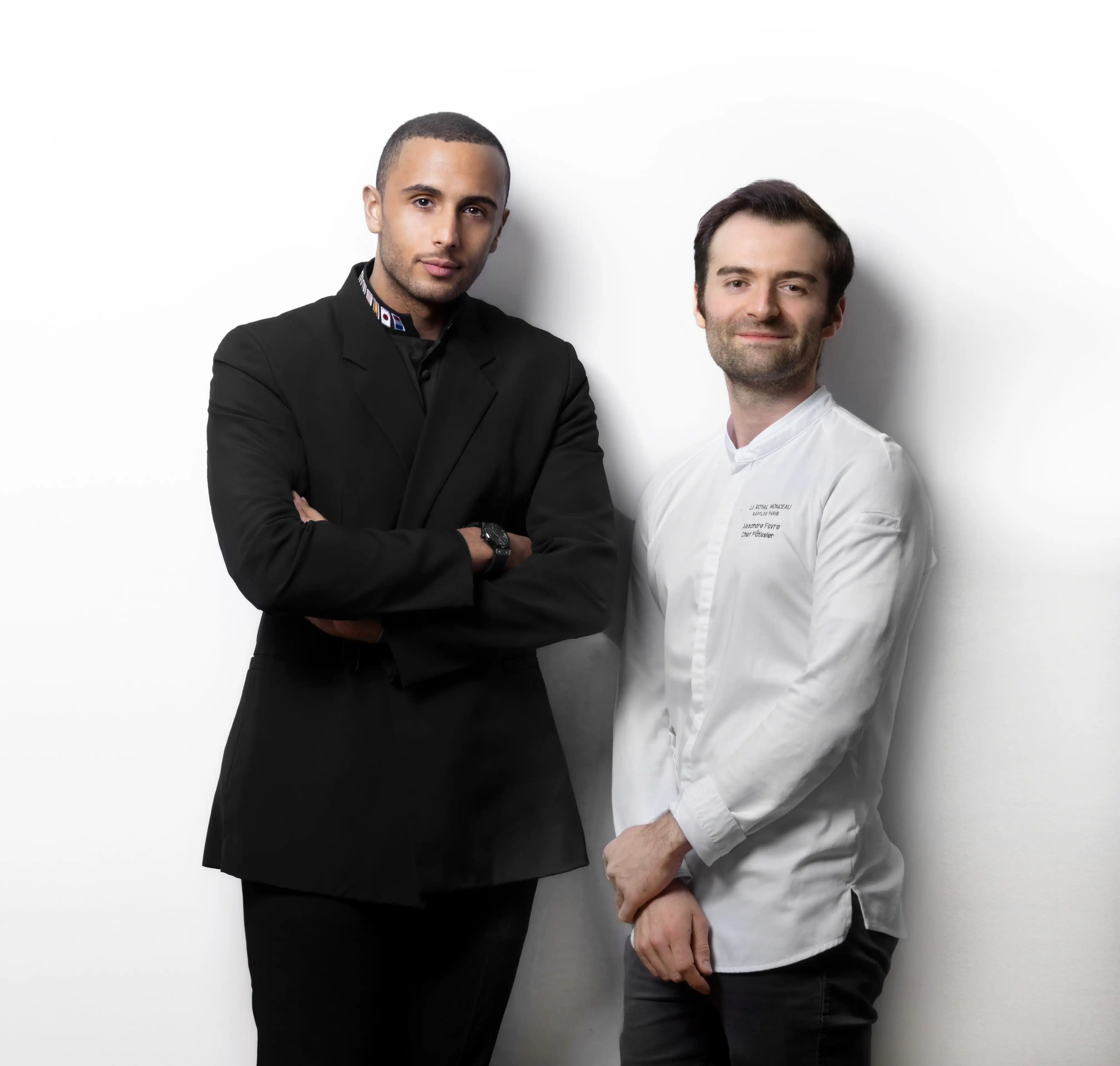 Pastry Chef Yazid Ichemrahen and Executive Chef Alexandre Favre 