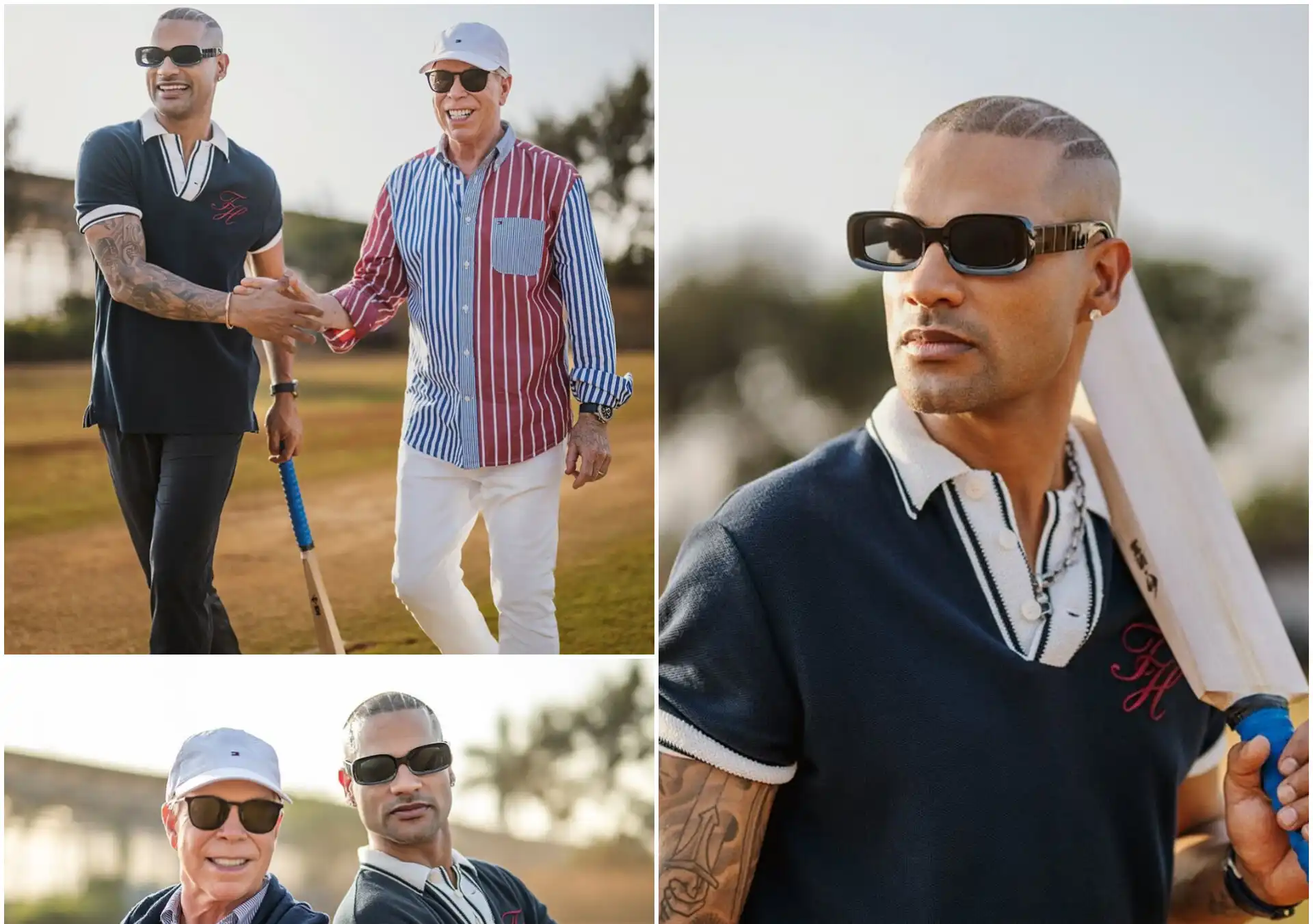 Shikhar Dhawan and Tommy Hilfiger Spotted Together on Cricket Field