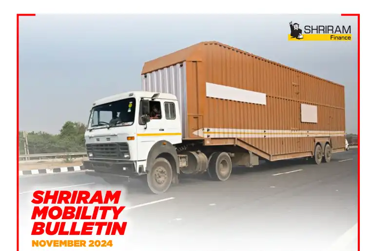 Truck Rentals ease post festive season: Shriram Mobility Bulletin