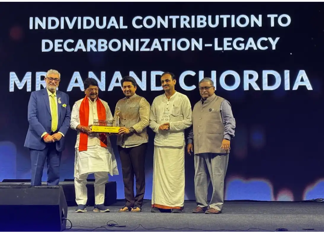 Anand Chordia Honoured at ISHRAE CoOL Conclave 2025 for Pioneering Sustainability Innovation