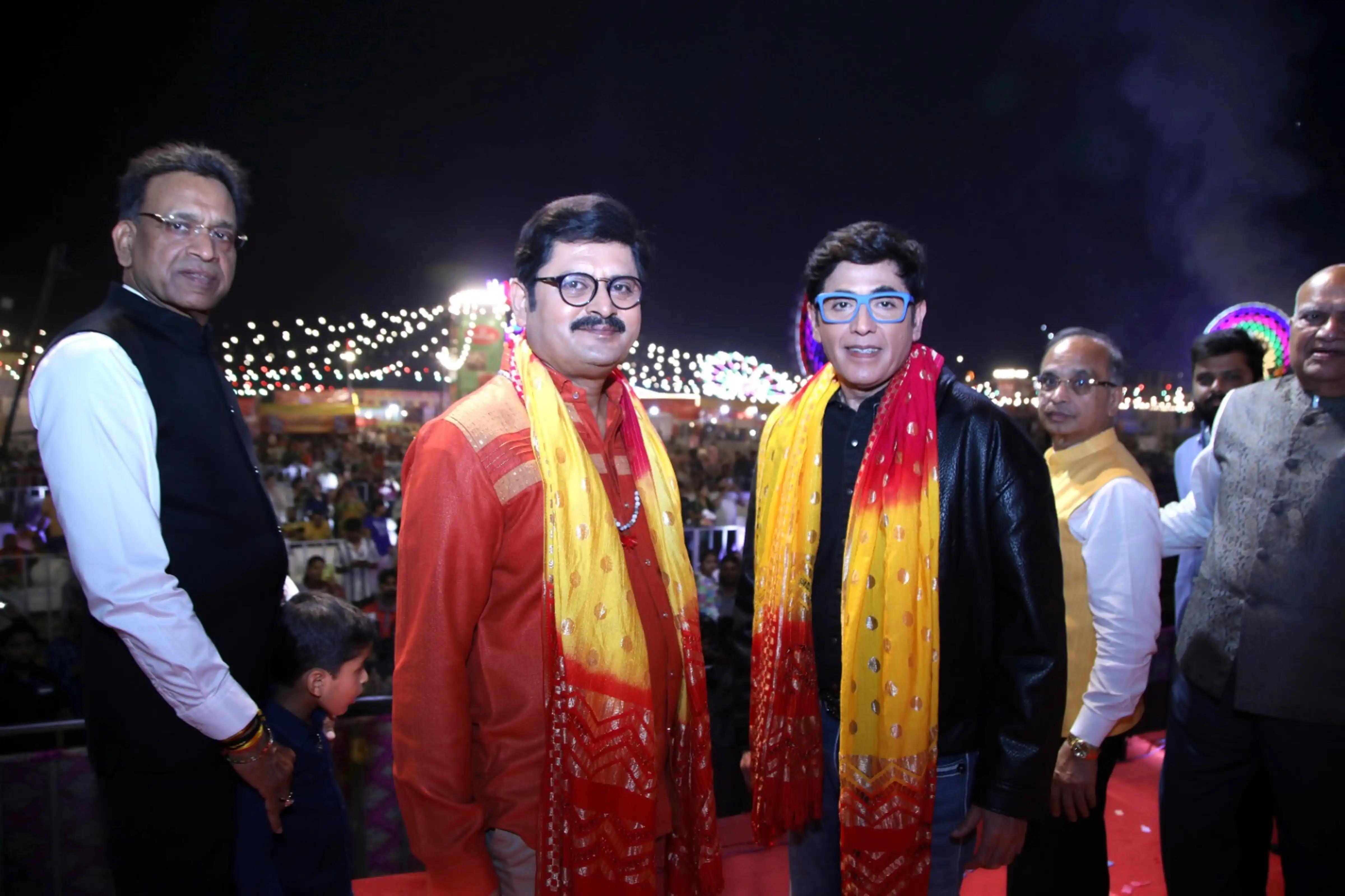 &TV Artiste’s Aasif Sheikh and Rohitashv Gour At Lal Quila’s Grand Ramlila Celebrations