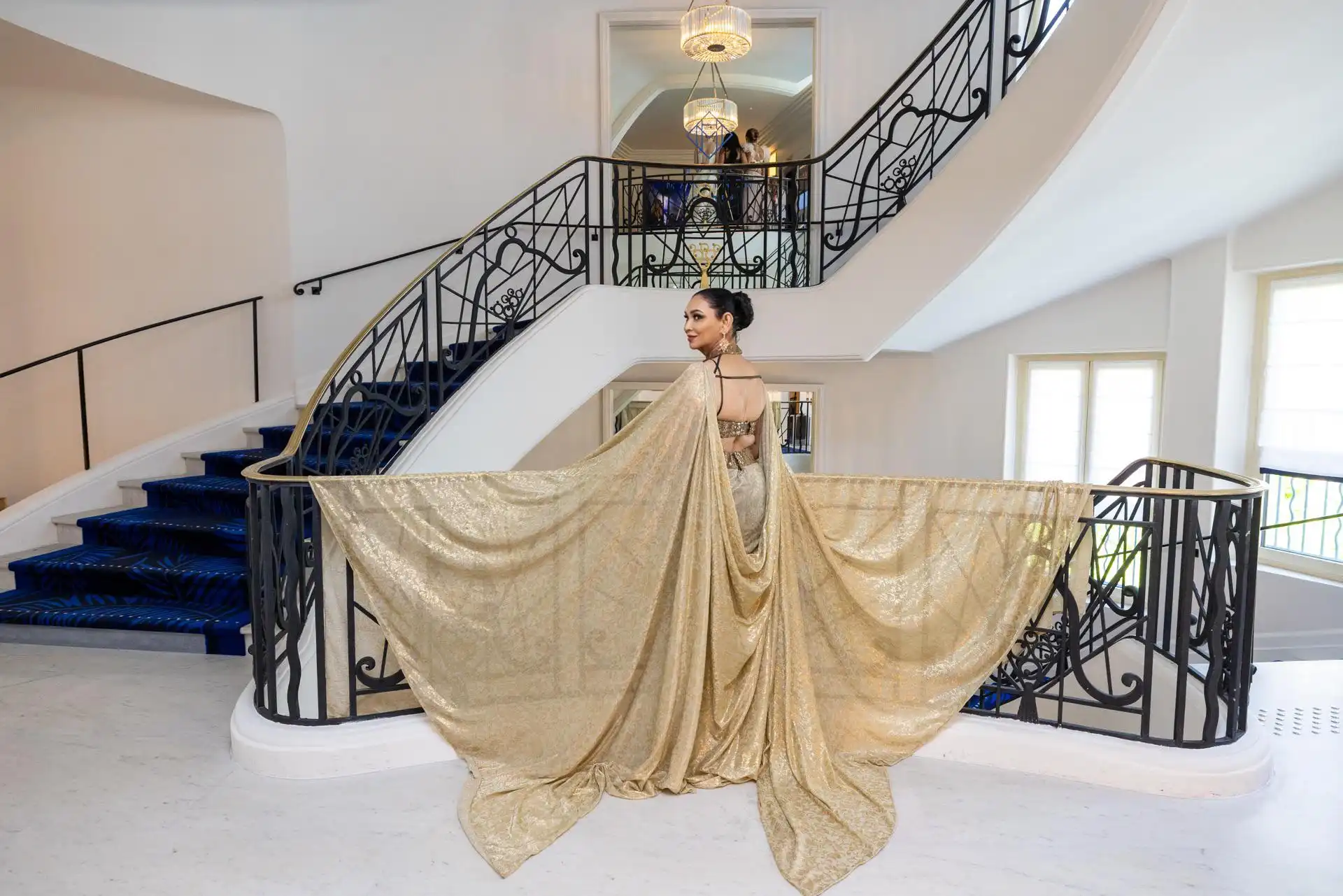 Gleaming in Gold at Cannes — and in the Factory: Vaishali Bridges Glamour and Grit