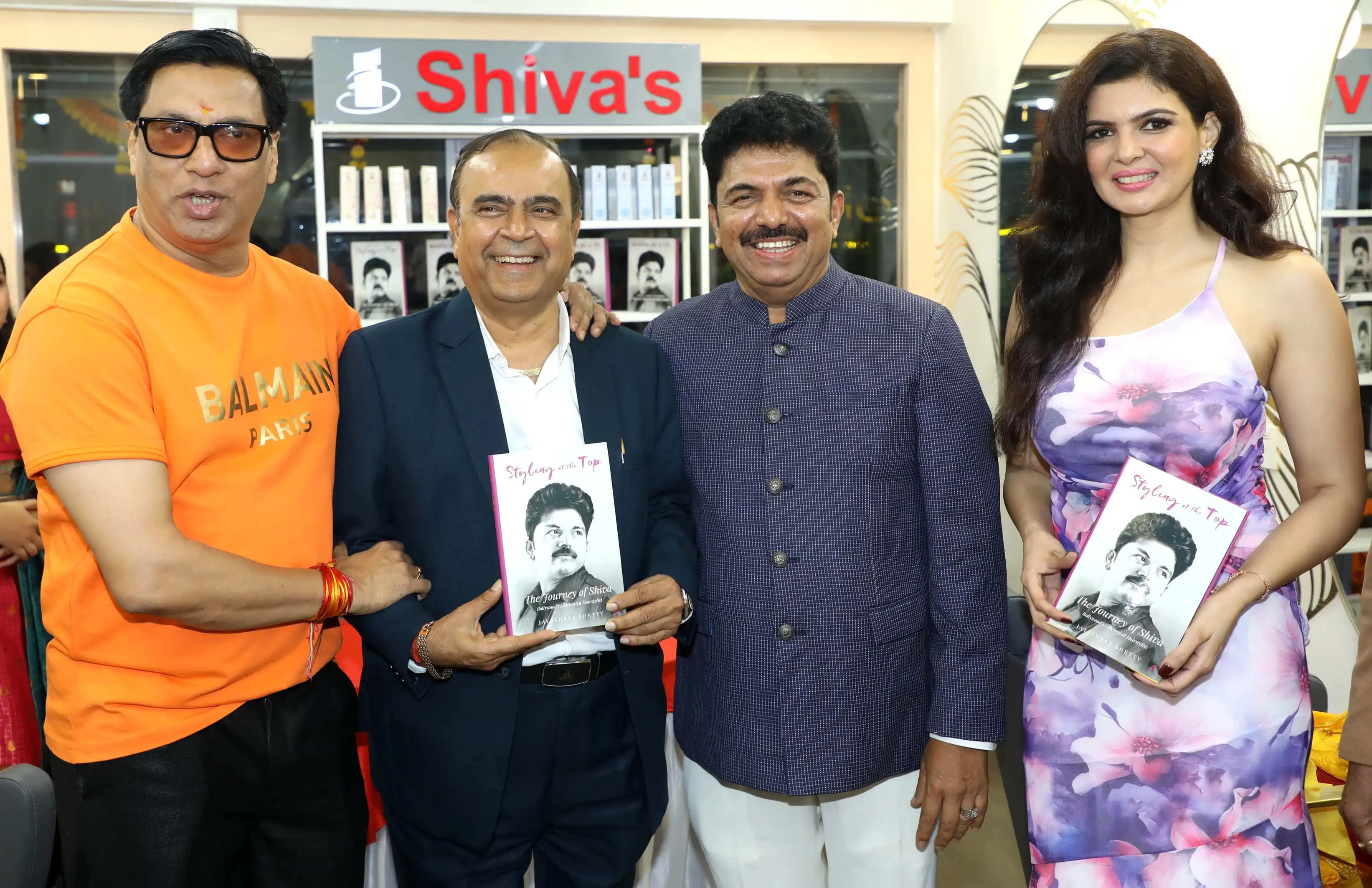 Madhur Bhandarkar & Ihana Dhillon Grace Shivarama Bhandary 25th Salon Launch