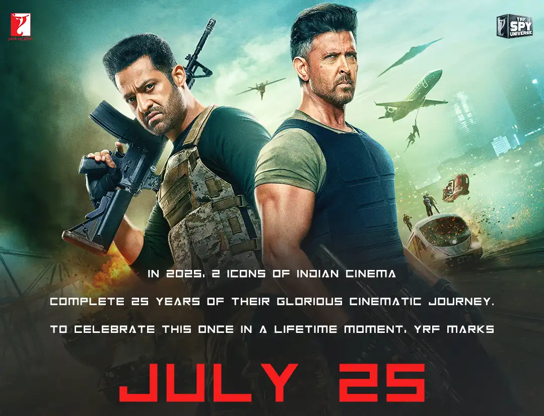 YRF to celebrate 25 years of cinematic legacy of Hrithik Roshan & NTR by unveiling WAR 2 