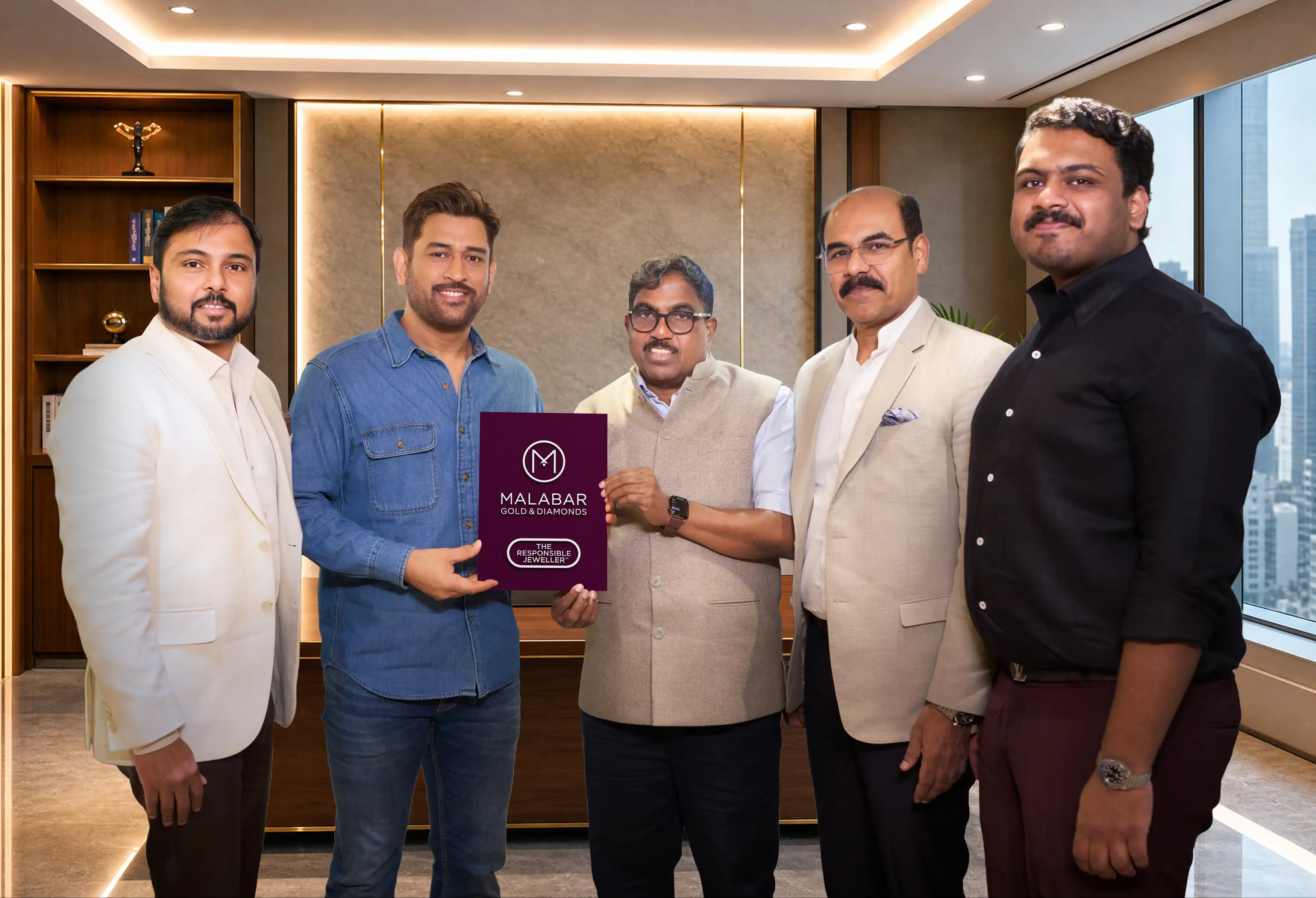 MS Dhoni Joins Malabar Gold & Diamonds as Brand Ambassador
