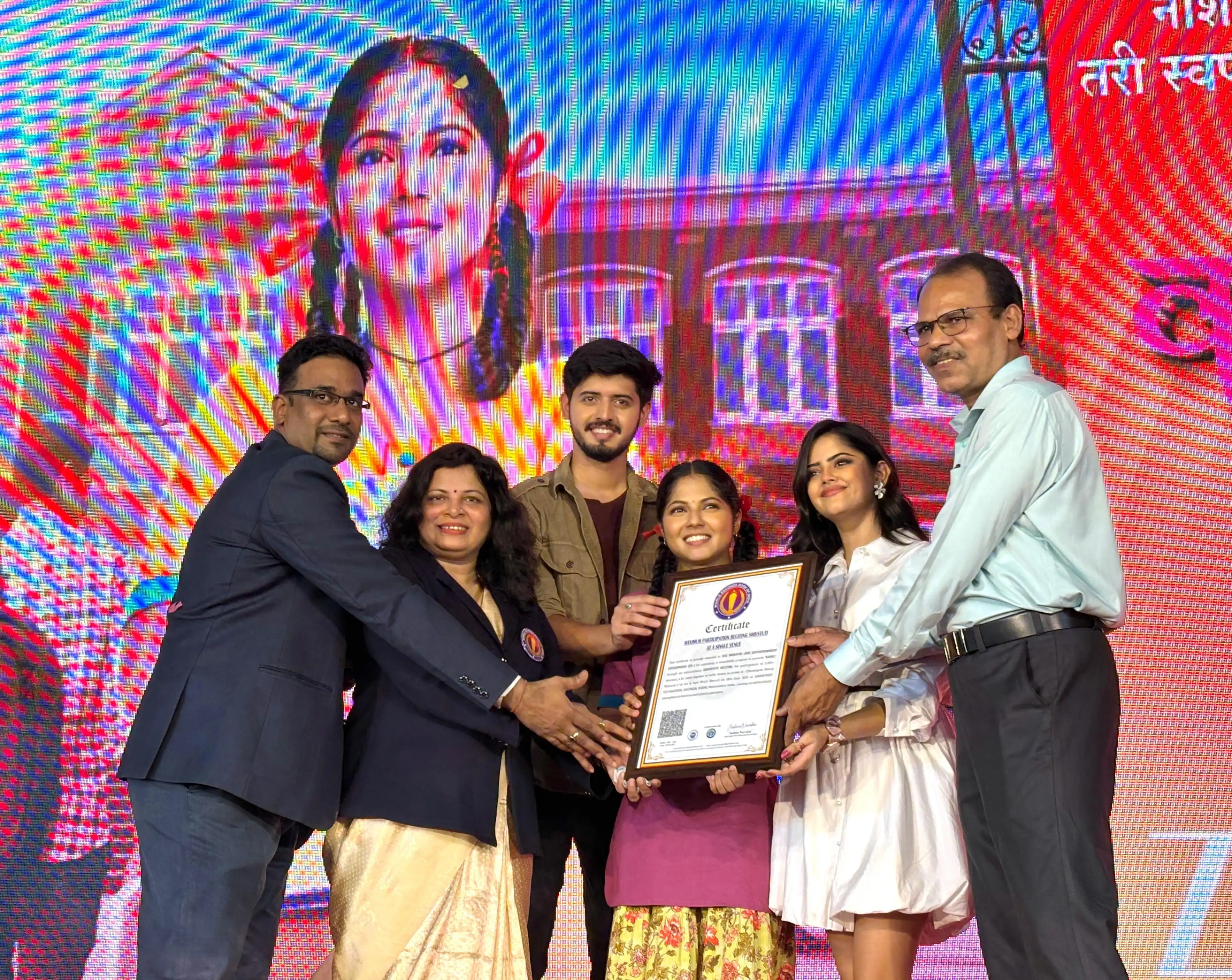 Zee Marathi’s Kamali makes its mark in the World Records Book of India!