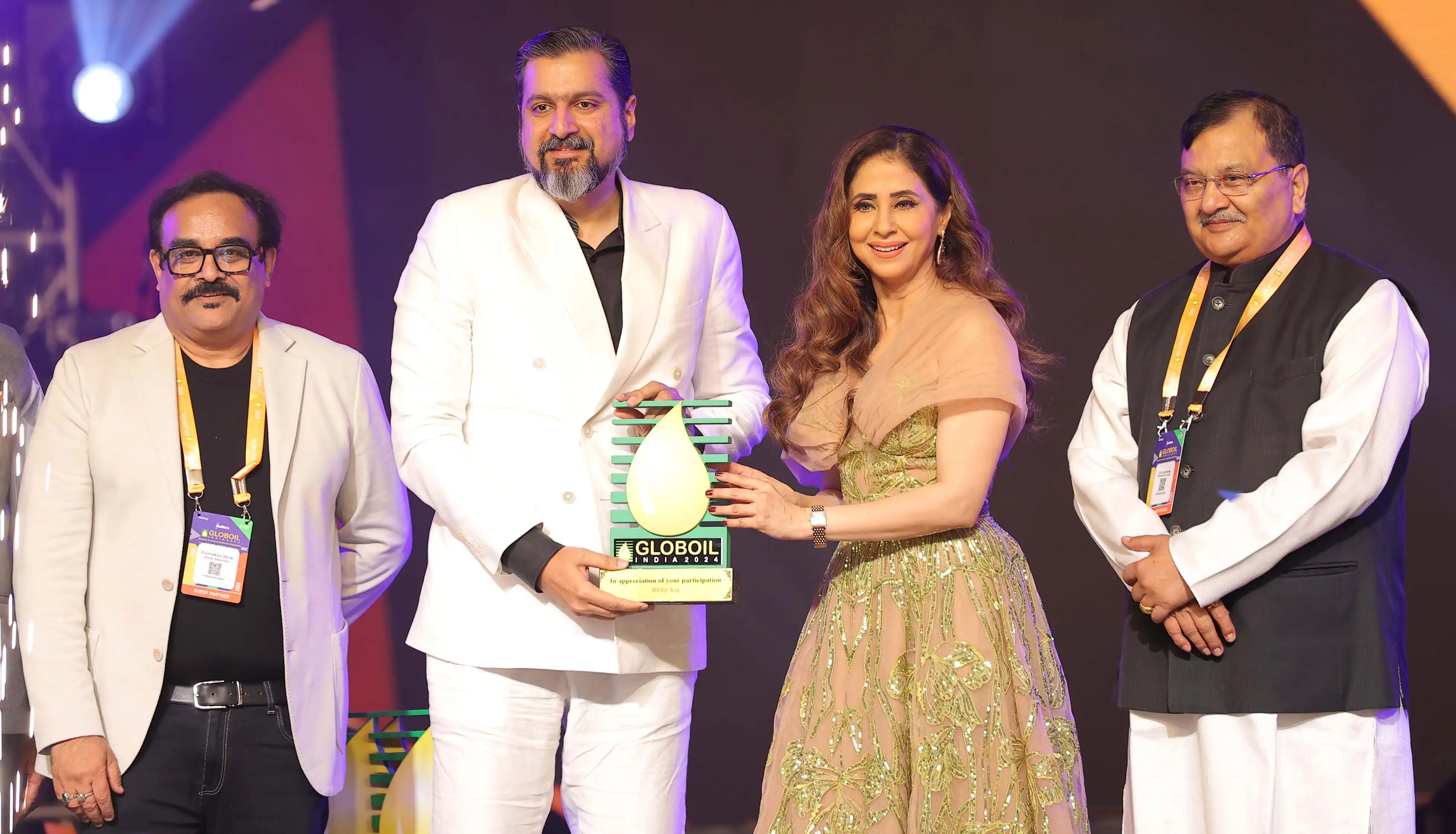 Urmila Matondkar, Ameesha Patel, Avantika Dassani and Ricky Kej at Globoil India 2024