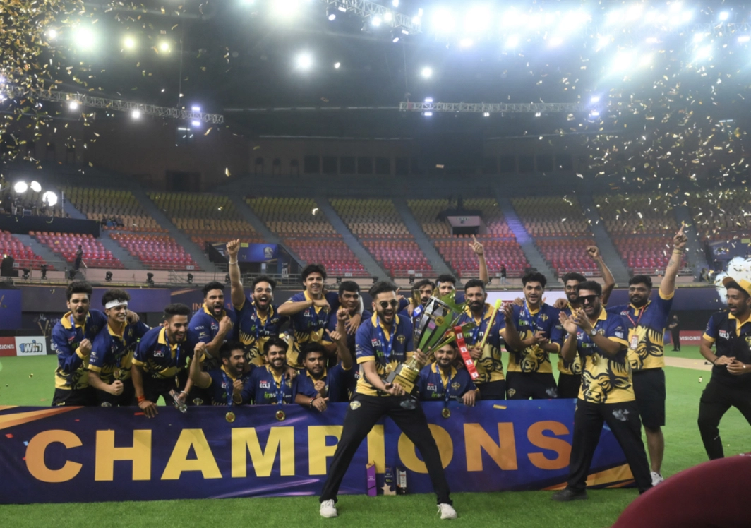 Elvish Yadav Shines as Haryanvi Hunters Are Crowned Champions of Entertainers Cricket League 2024