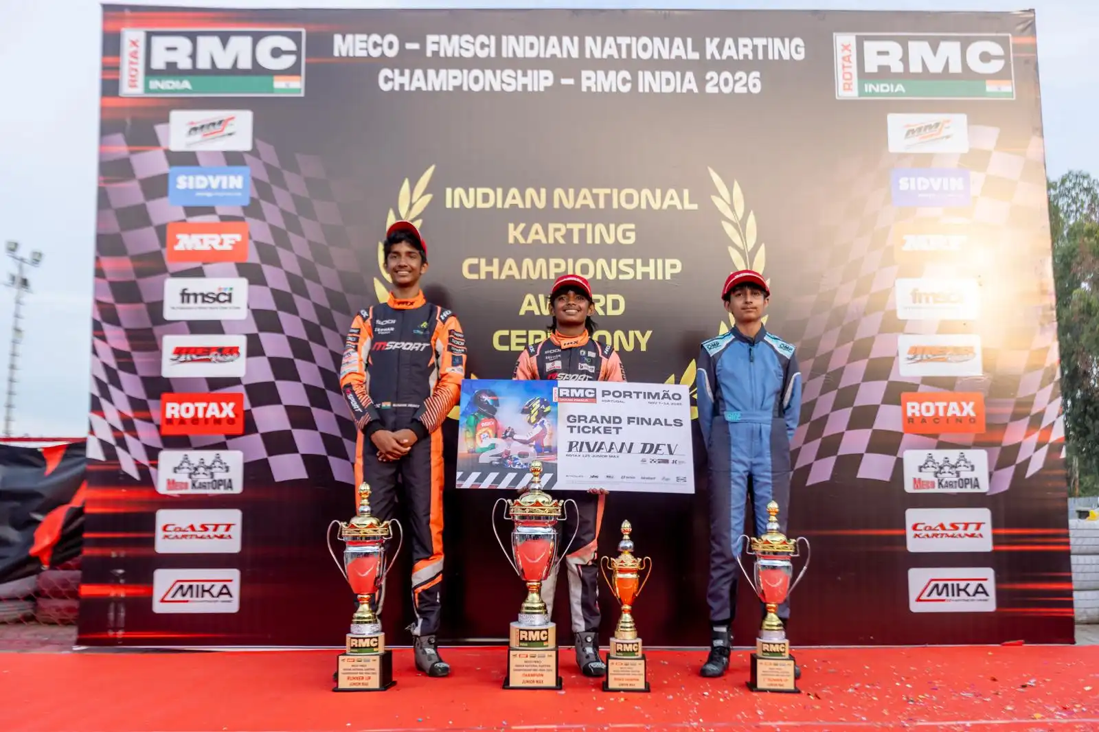 Hamza Balasinorwala Races Past Setbacks to Claim National Karting Podium