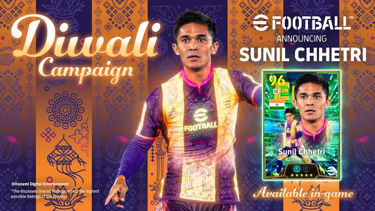 Star Athletes and India’s Top Gaming Creators Come Together to Celebrate Diwali with eFootball™