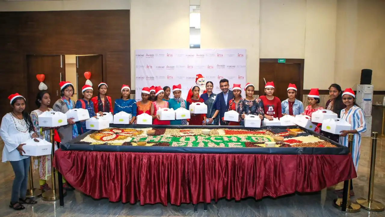  A joyful day for SAMPARC children and a signature cake mixing tradition at The Orchid Hotel Pune