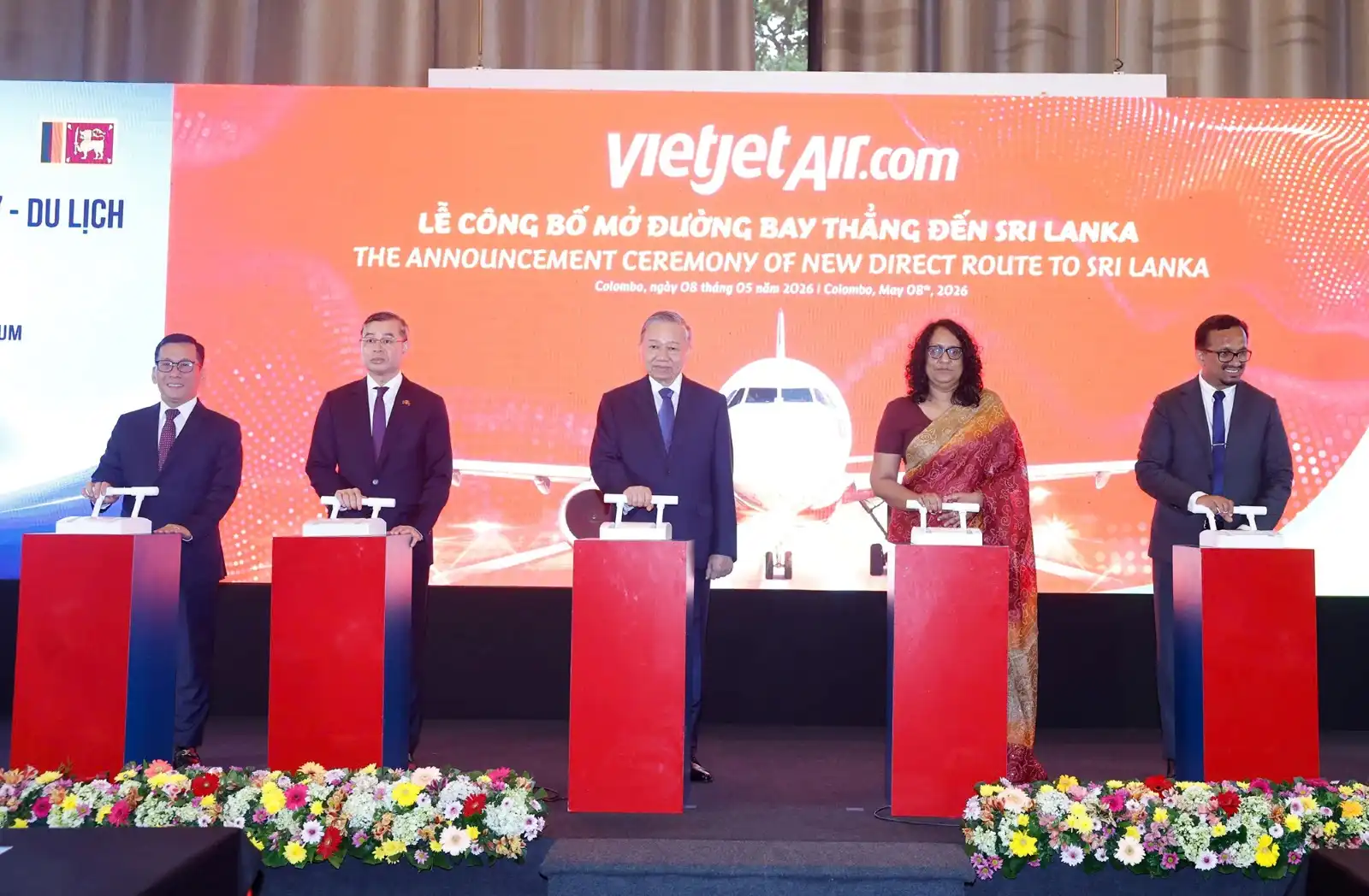 Vietjet announced the Colombo - HCMC route in May 2026