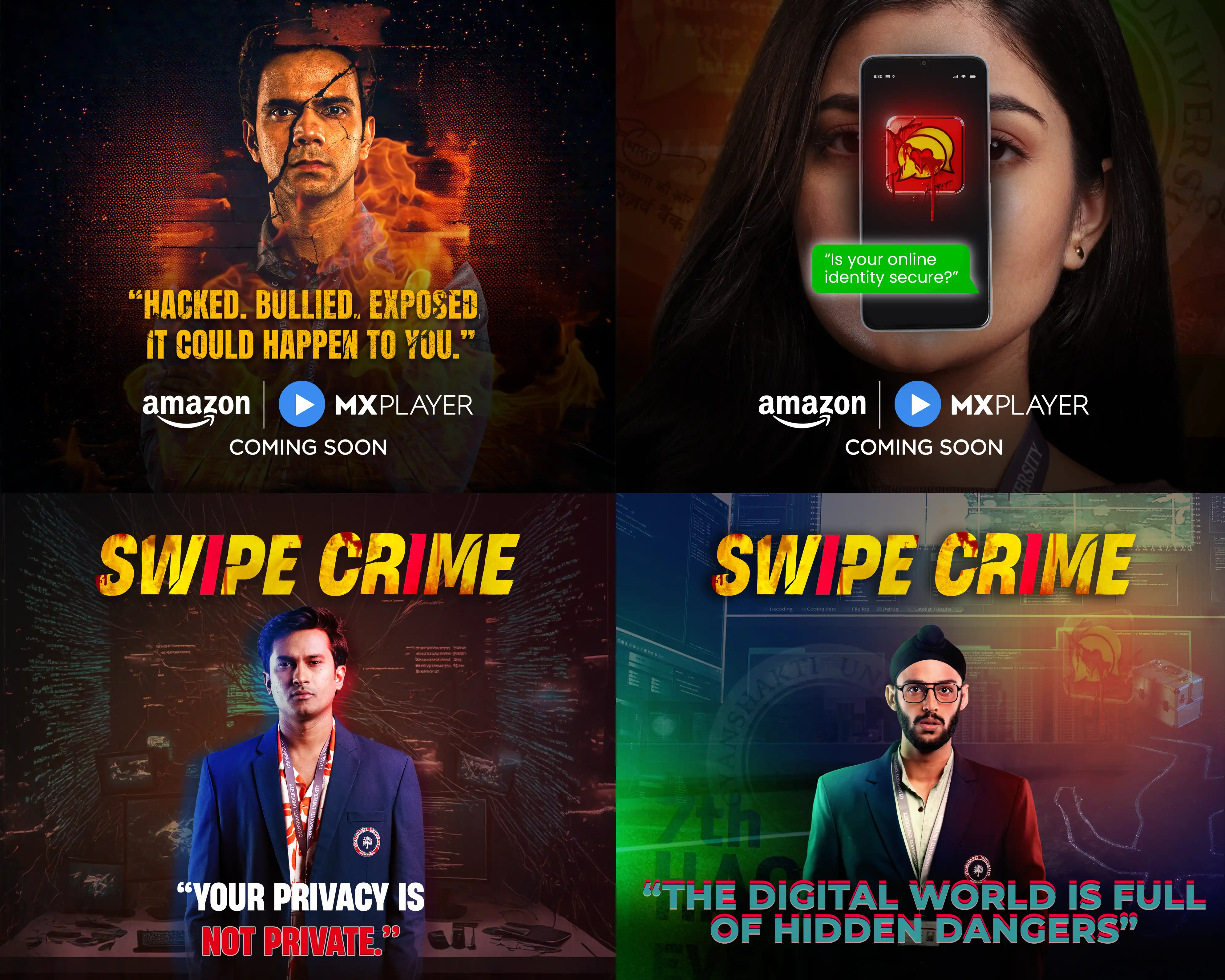Versatile Motion Pictures unveils Poster for thrilling web series 'Swipe Crime' on Amazon MX Player