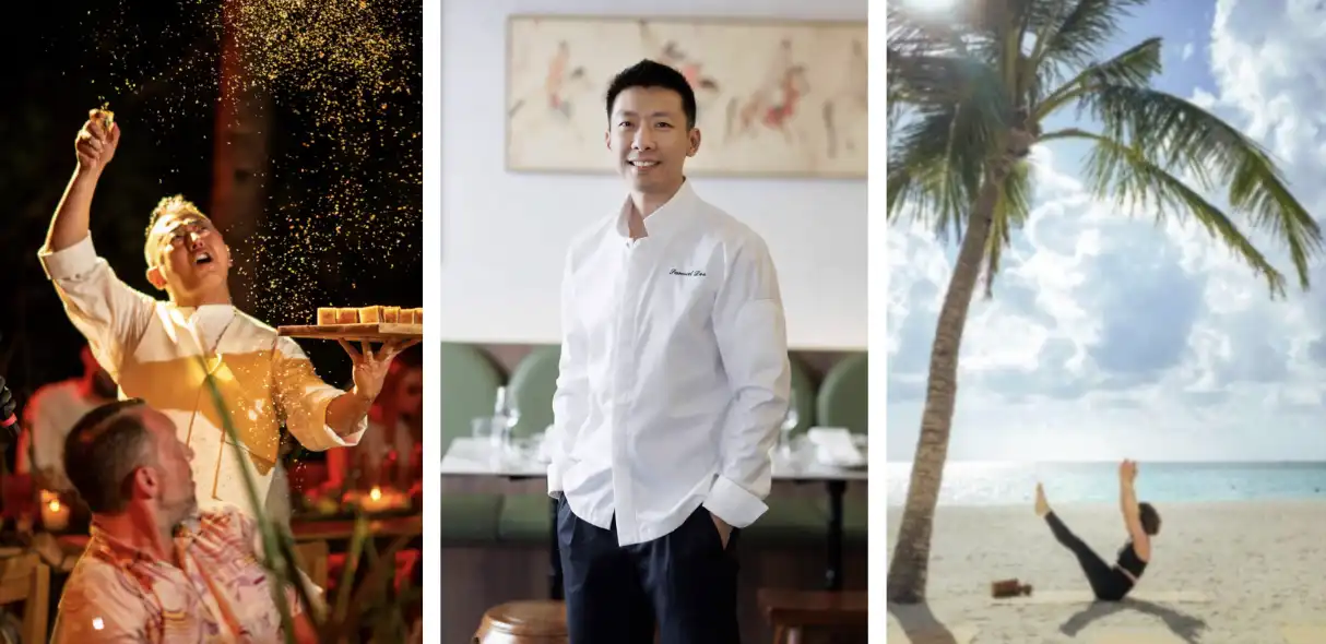 (from left to right) Hisato Hamada from WAGYUMAFIA, Chef Samuel Lee of Parisian neo-bistrot SENsation, and CJ Jones-Leake