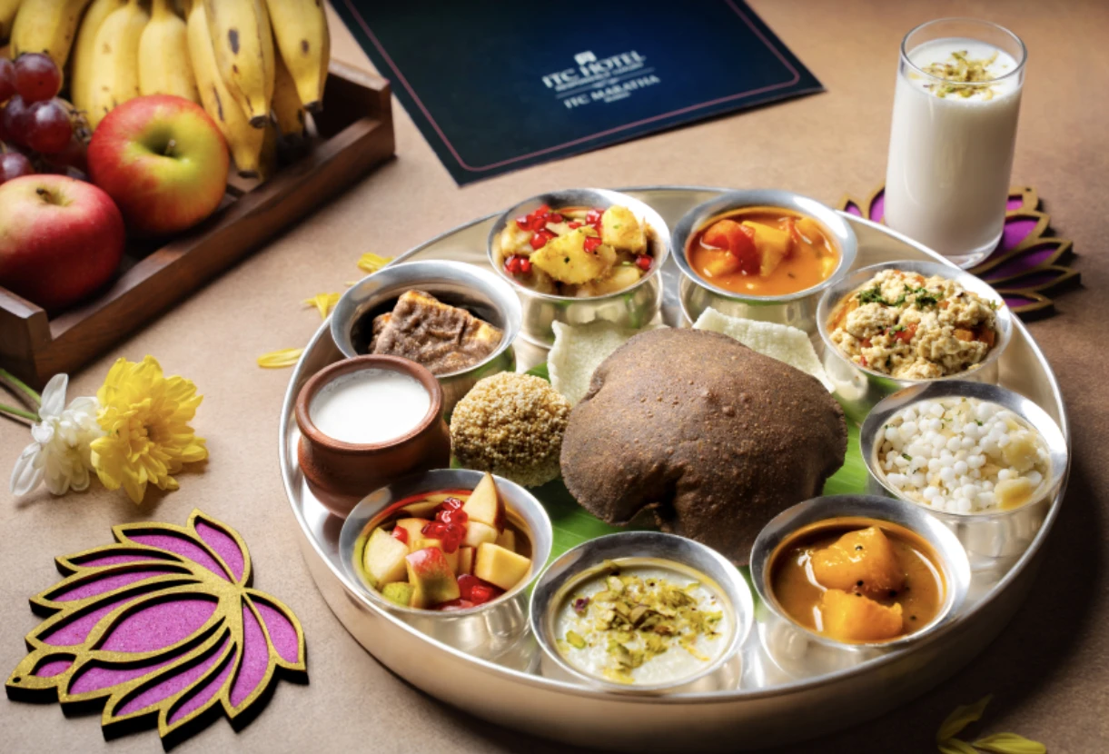 Indulge in Navratri Bliss with ITC Maratha’s Peshwa Pavilion's Navratri Thali