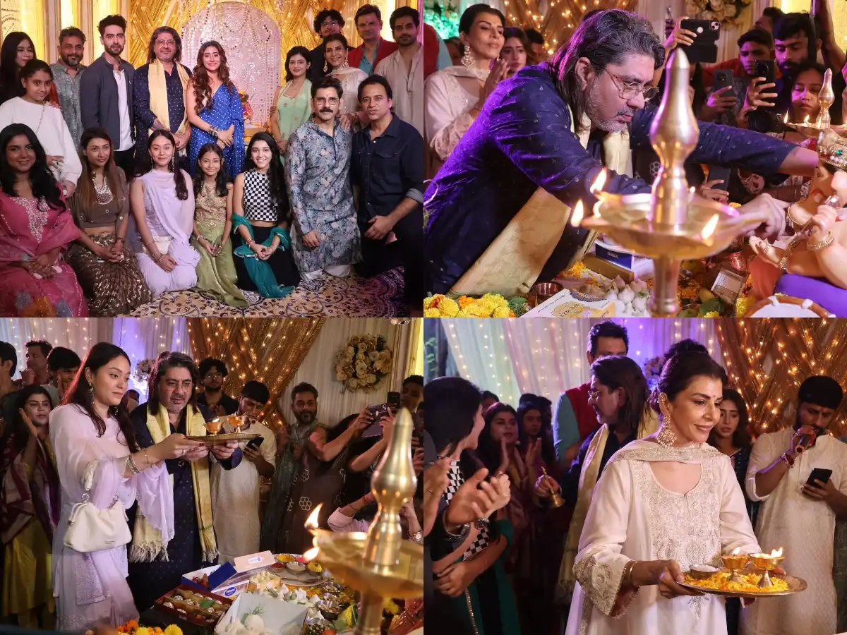 Ganpati Bappa arrives on the sets of Yeh Rishta Kya Kehlata Hai