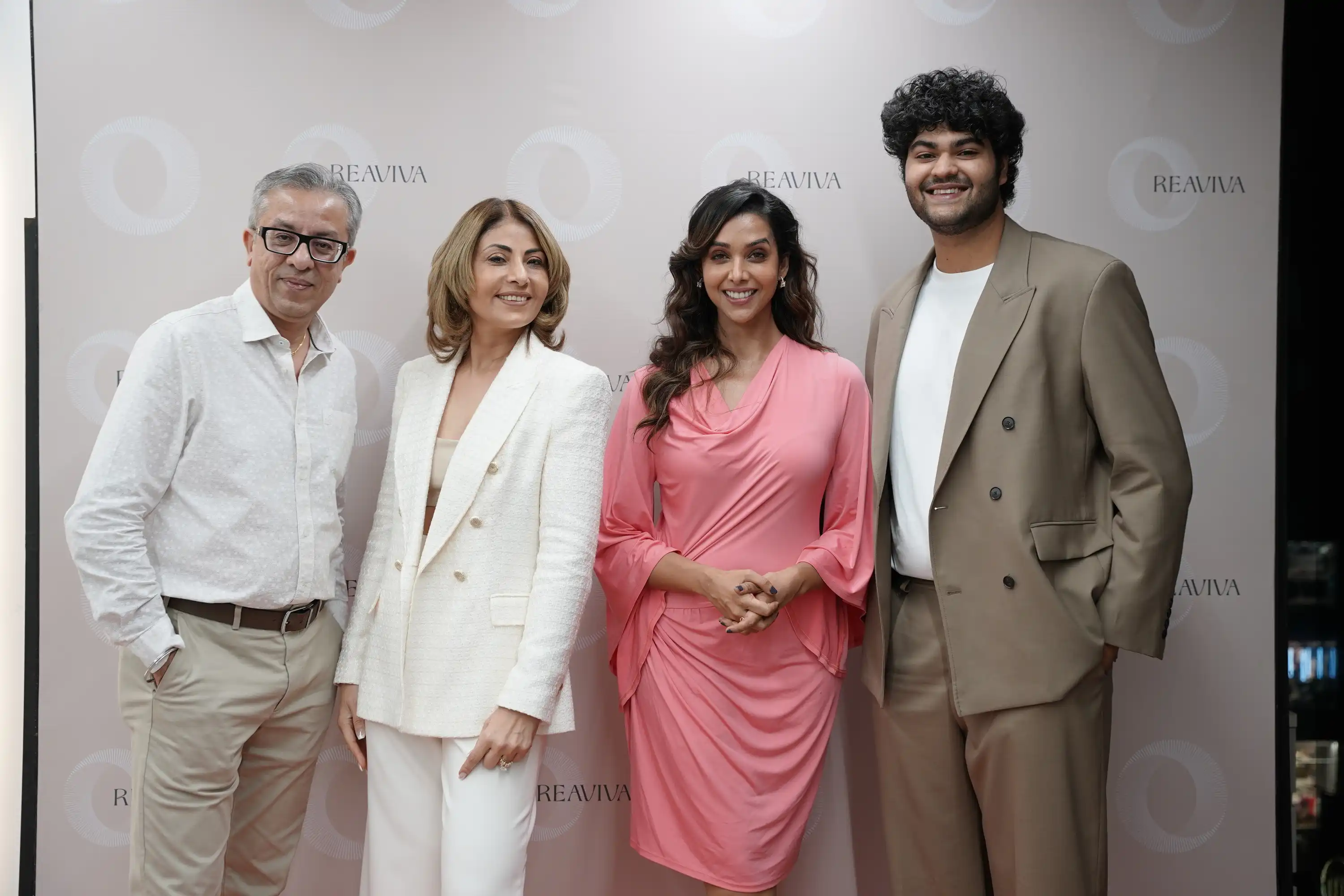 Anupriya Goenka, Vikas Gupta And Meiyang Chang at Reaviva's grand Holistic Wellness Clinic launch