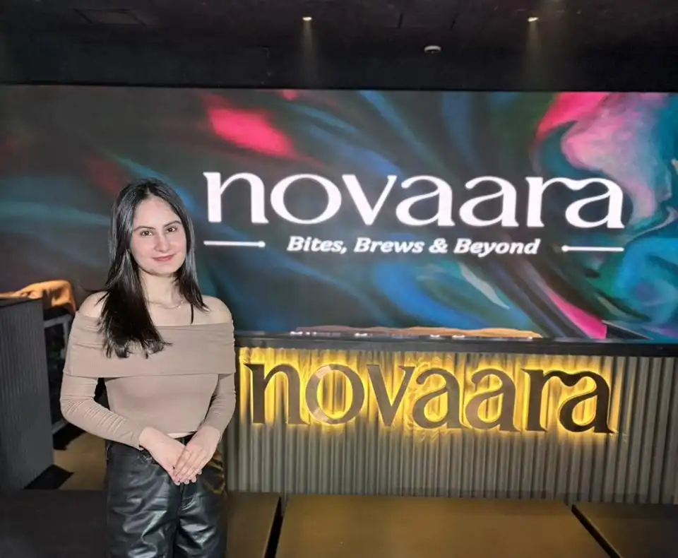 Border 2 actor Ishika Gagneja and Hollywood debutant Mahir Pandhi Spotted at Novaara Malad
