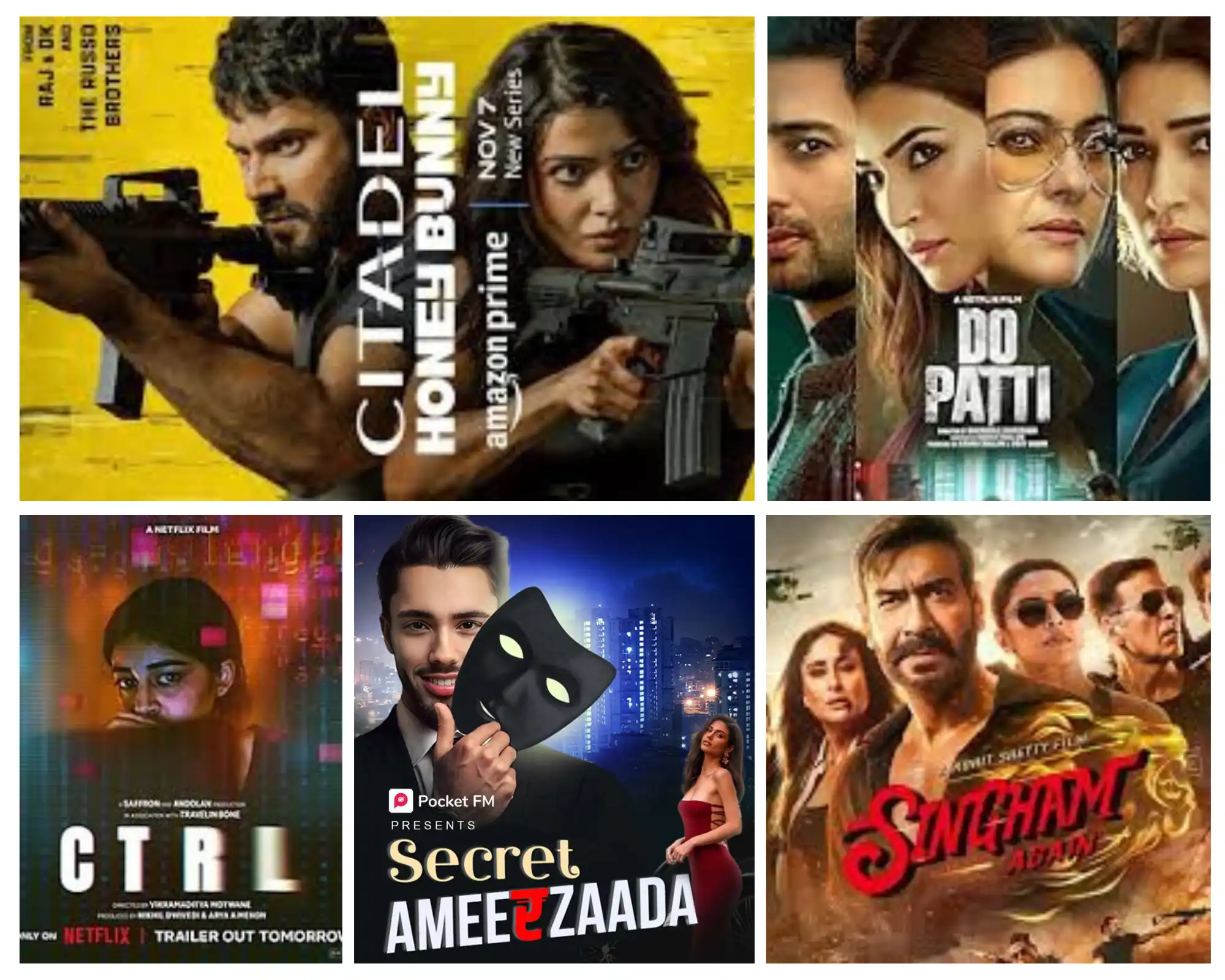 Singham Again To Secret Ameerzada; Catch Up The Latest Content This Festive Season