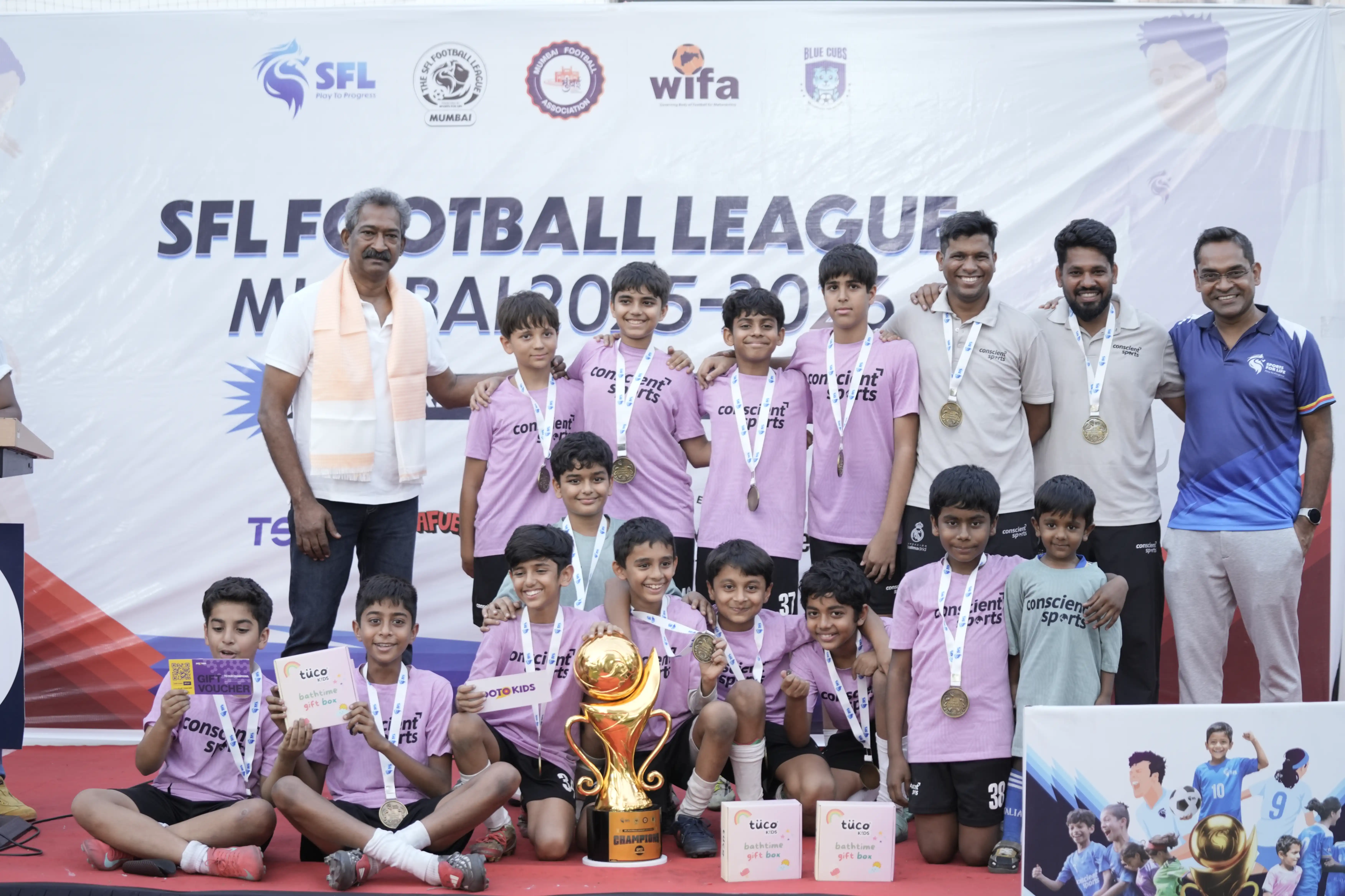 SFL Football League Mumbai 2025–26 Season Concludes with Thrilling Finals Across U8, U10 & U12 Categories