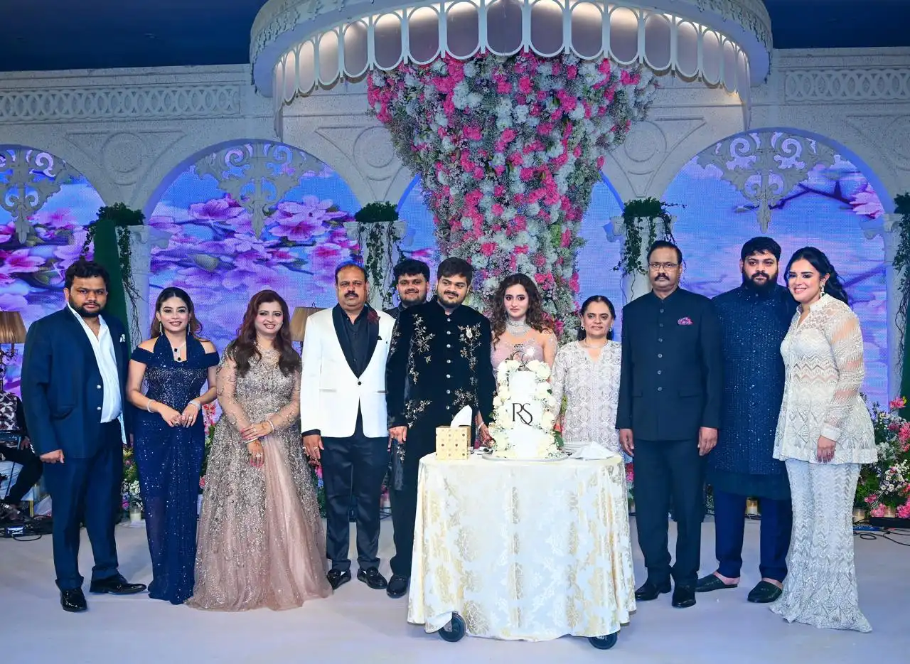 Dhananjay and Vandana Datar host engagement celebration for son, Rohit Datar with Saniya Narawade 