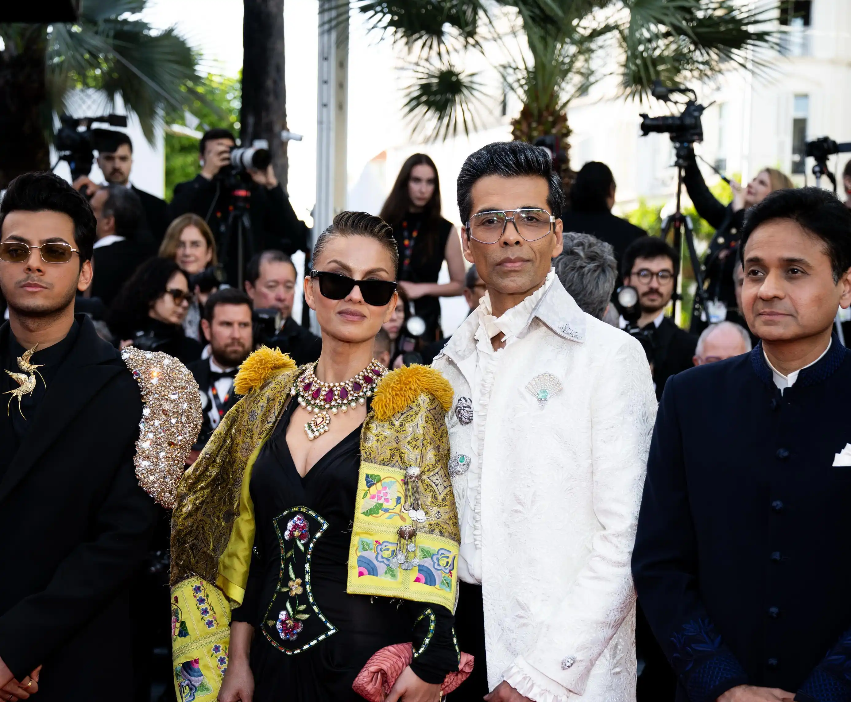 Natasha Poonawalla Attends Premiere of Dharma Productions’ Homebound at 78th Cannes Film Festival